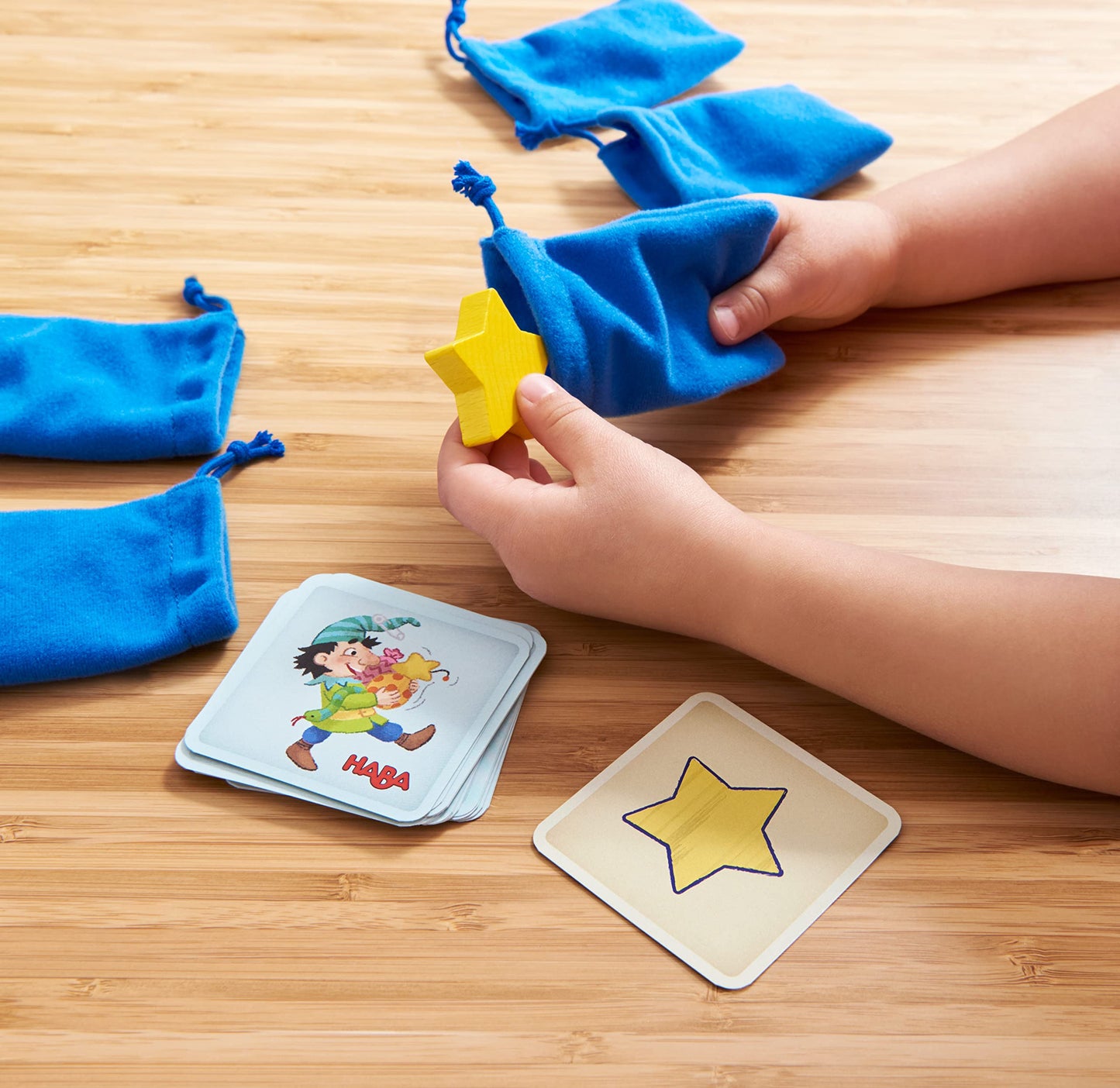 HABA 304508 - Touch & Feel Again, sensory game for children aged 3 and up & 4655 - My First Games First Orchard.