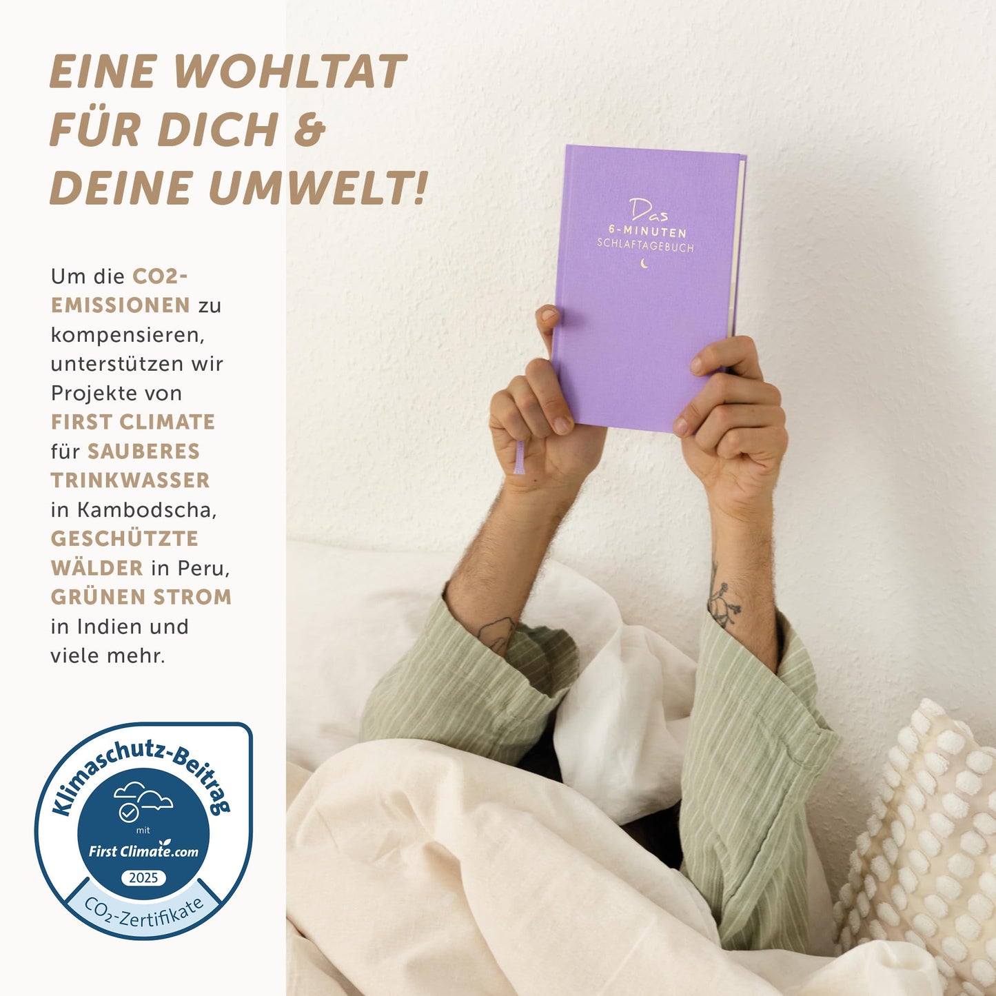 6 Minute Sleep Diary - Finally improve falling asleep and staying asleep journal for adults - The journal book for the sleep of your dreams