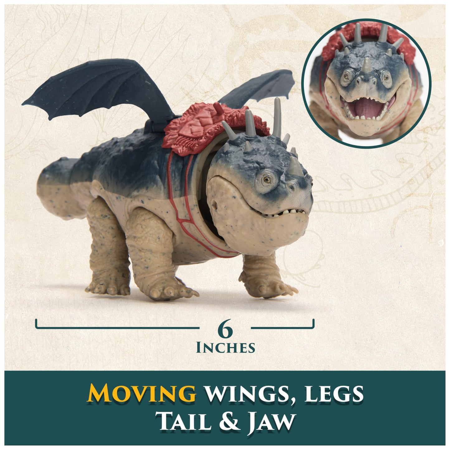 Dreamworks How to Train Your Dragon Viking and Dragon Action Figure Set featuring Meatlug and Fishlegs. Perfect toy for kids 4 and up.