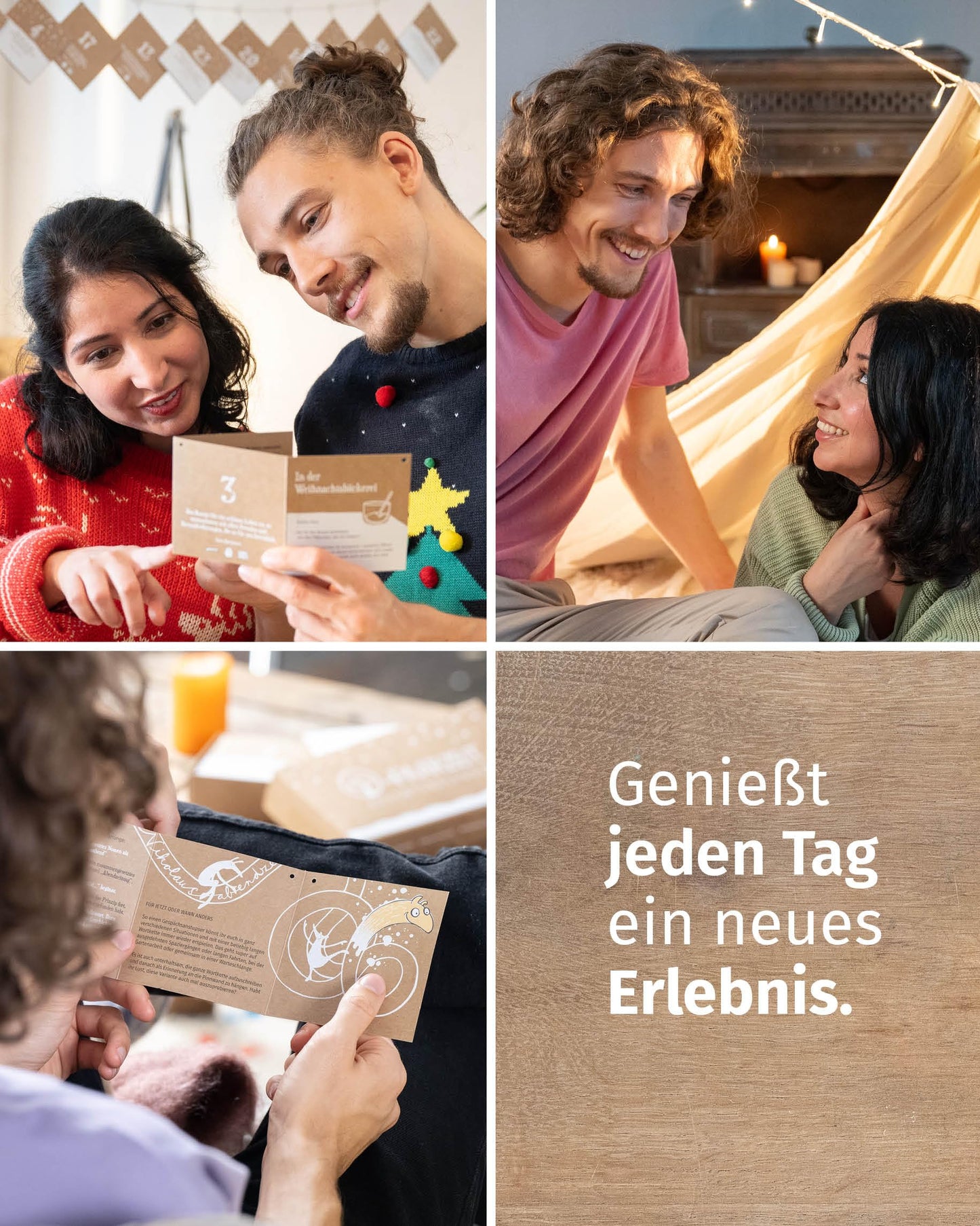 Couples Advent Calendar 2024 - EDITION 4 - 24 new experiences for real connection, gift for adults (women/men/queer) - Strengthen your love - easy & versatile (EDITION 4)