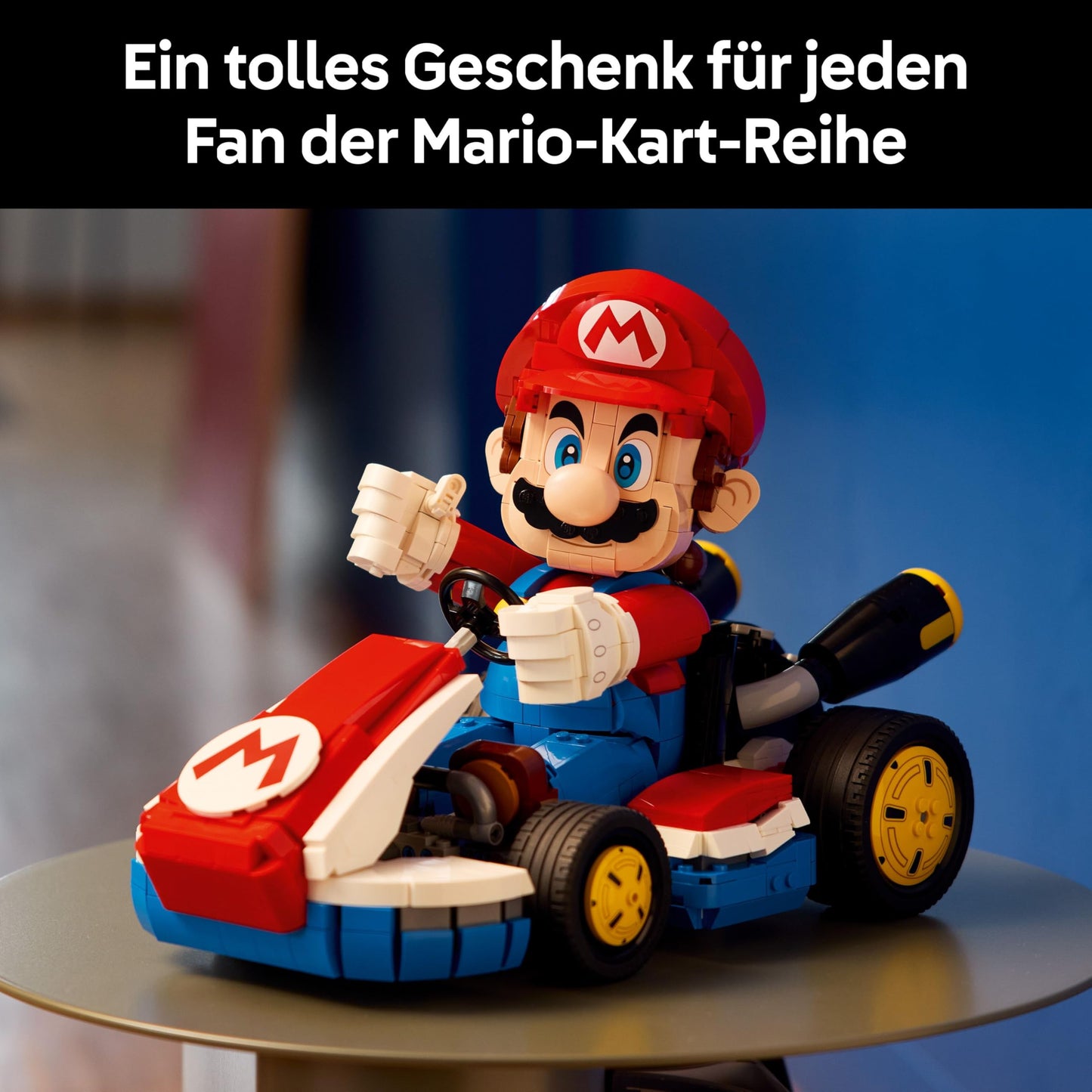 LEGO Super Mario: Mario Kart: Mario & Standard Kart - Nintendo figurine and buildable car for gaming fans - Collectible for adult gamers and video game fans 72037