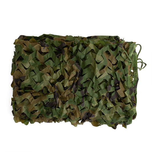 Rinling Camouflage Net Woodland Hunting Outdoor Camouflage Jungle Military Decoration Sun Protection (Woodland 4Mx5M)