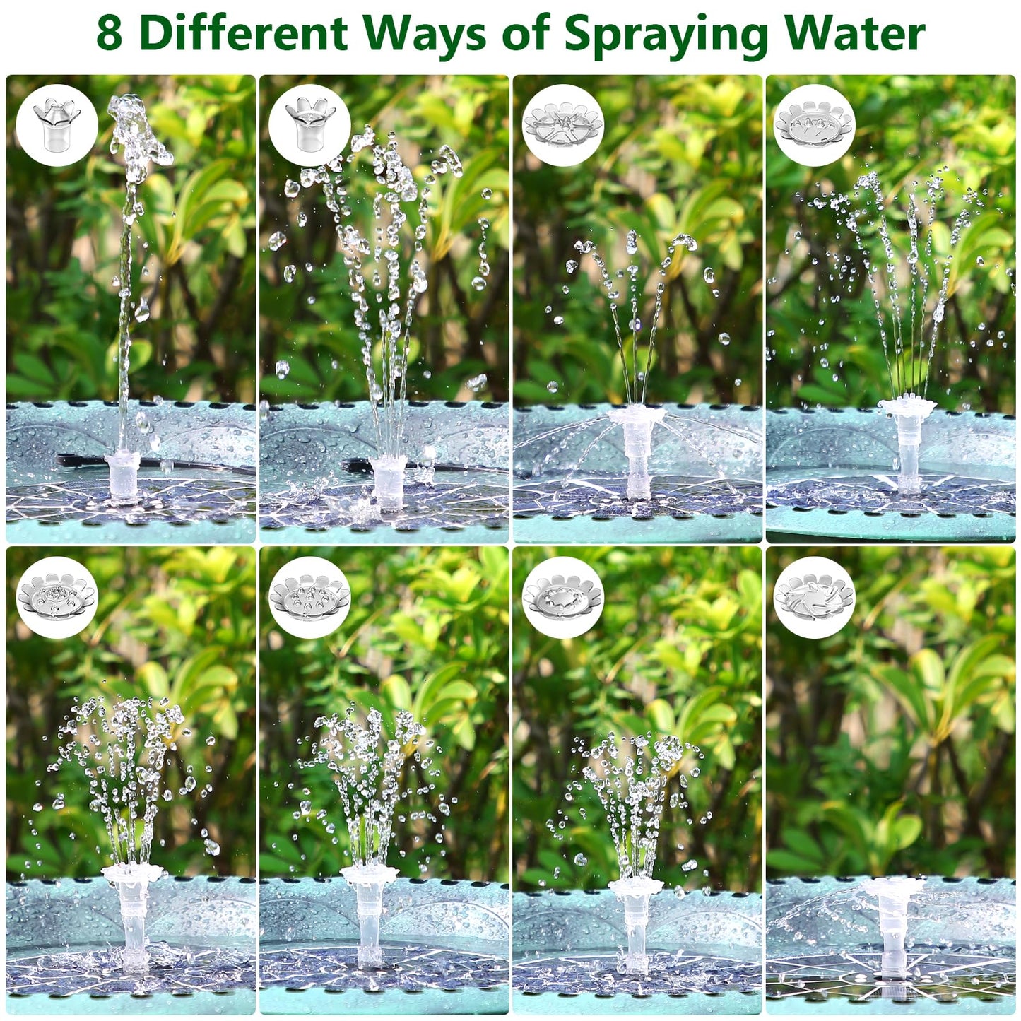 5.5W Solar Fountain for Outdoor use