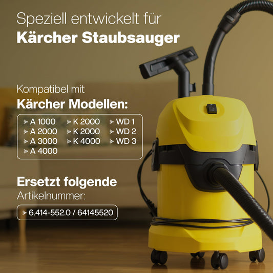 10 vacuum cleaner bags for Kärcher vacuum cleaner WD3 bags filter bags 6.959-130.0/69591300