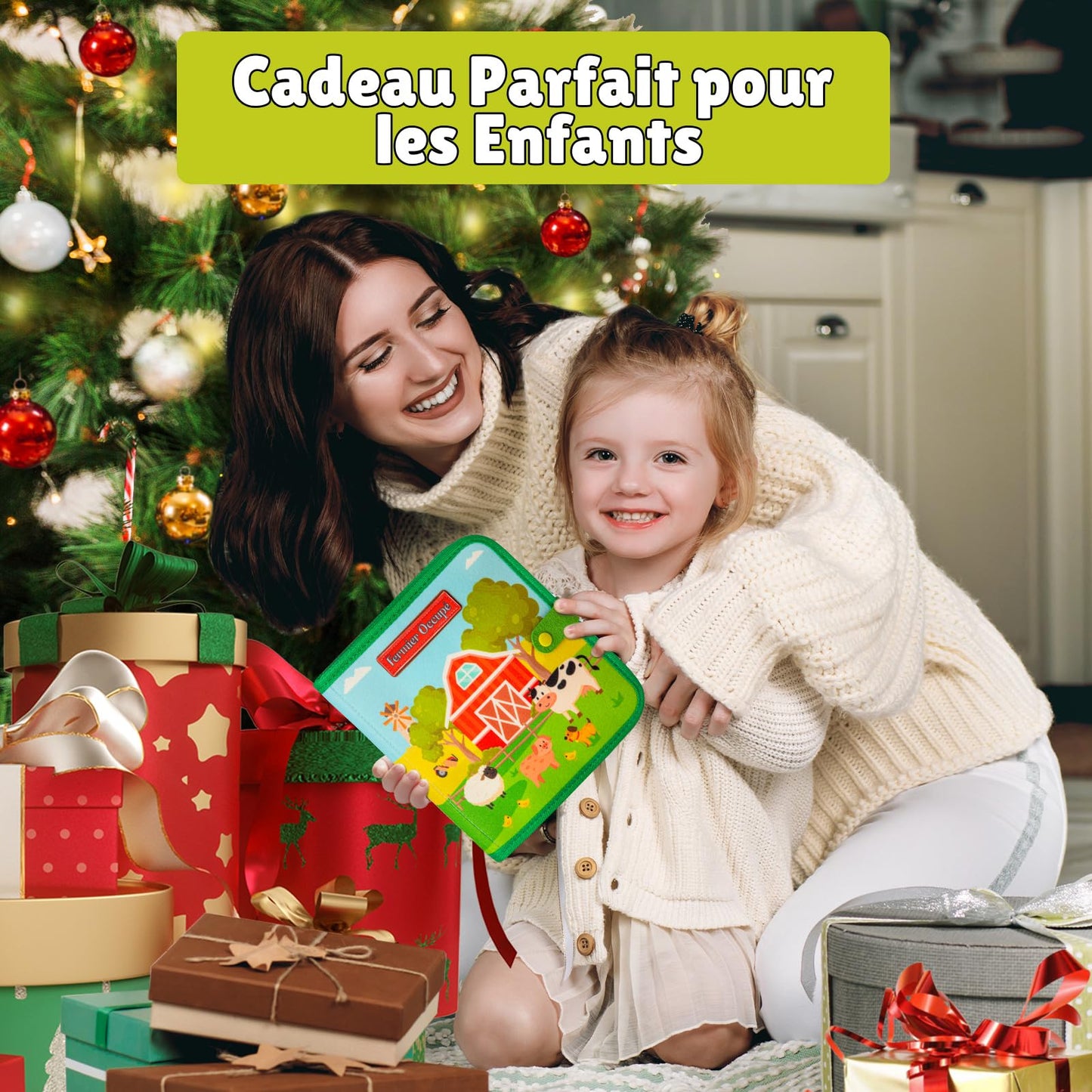 Quanquer French Busy Board for Children Birthday Gifts