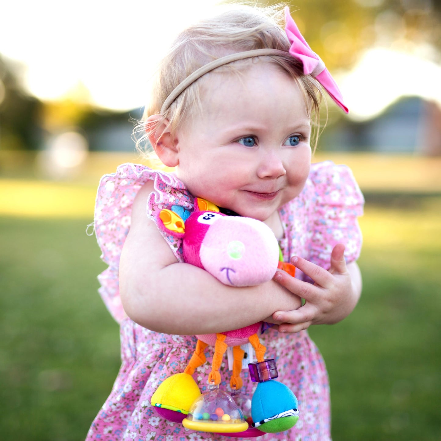 Playgro Horse Clip Clop pink - Baby toy - Motor skills - Baby sensory - Baby rattle - Baby motor skills - Kids toy - pink
