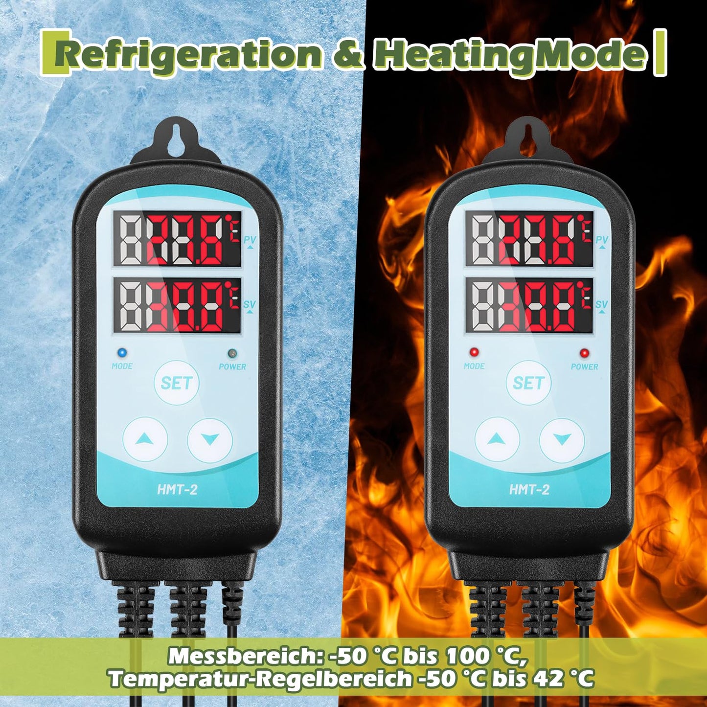 Sunworld 90W greenhouse heater with thermostat. Electric heater for greenhouses with built-in control. Ideal for wardrobes and greenhouses.