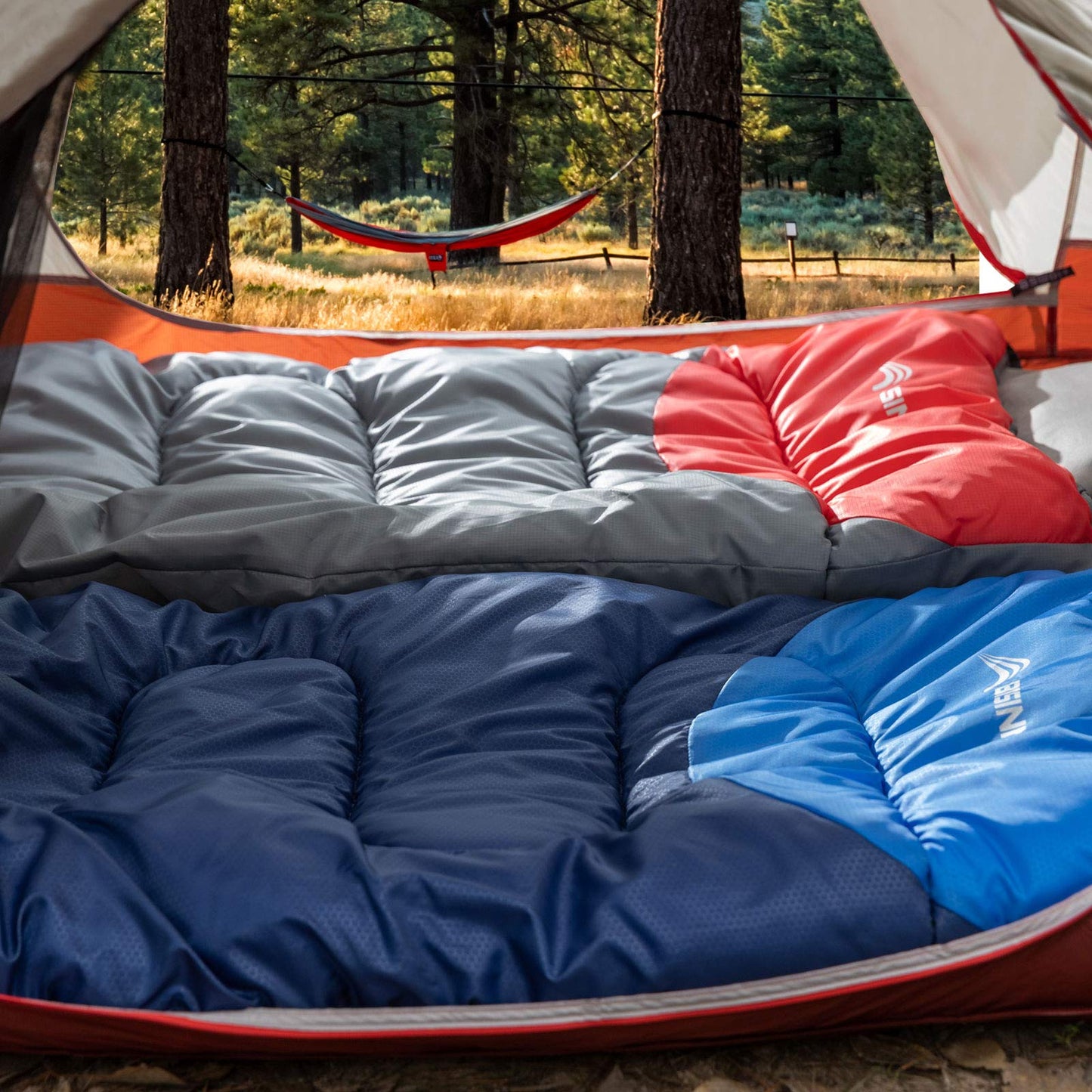 BISINNA Sleeping Bag 1.9kg 4 Seasons Waterproof Warm Blanket Sleeping Bag with Compression Sack for Adults, Women, Men Outdoor Camping, Hiking, Backpacking