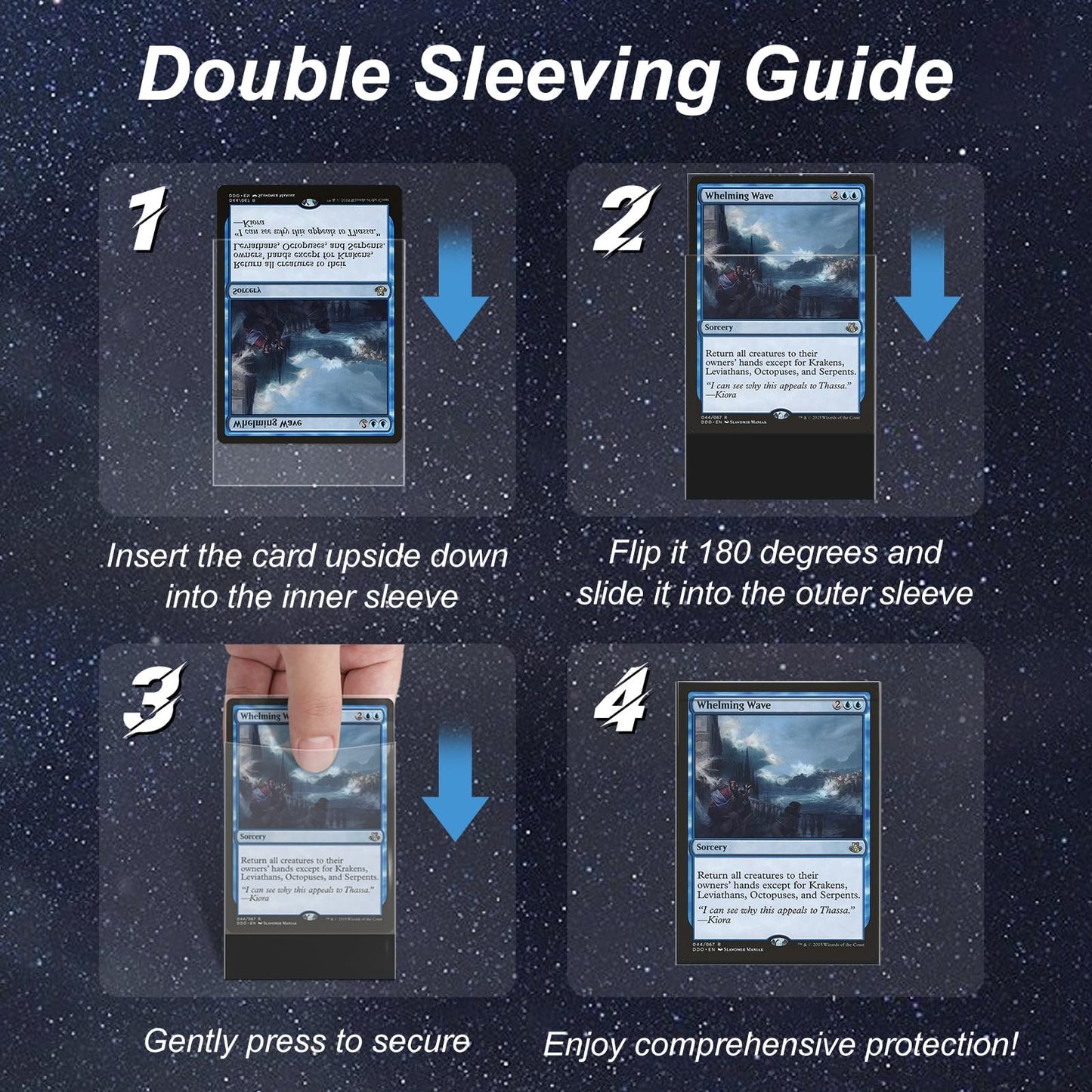 600 pack card sleeves, perfectly fitting inner sleeves, great for double sleeving, trading card sleeves, compatible with MTG, TCG, baseball and football cards.