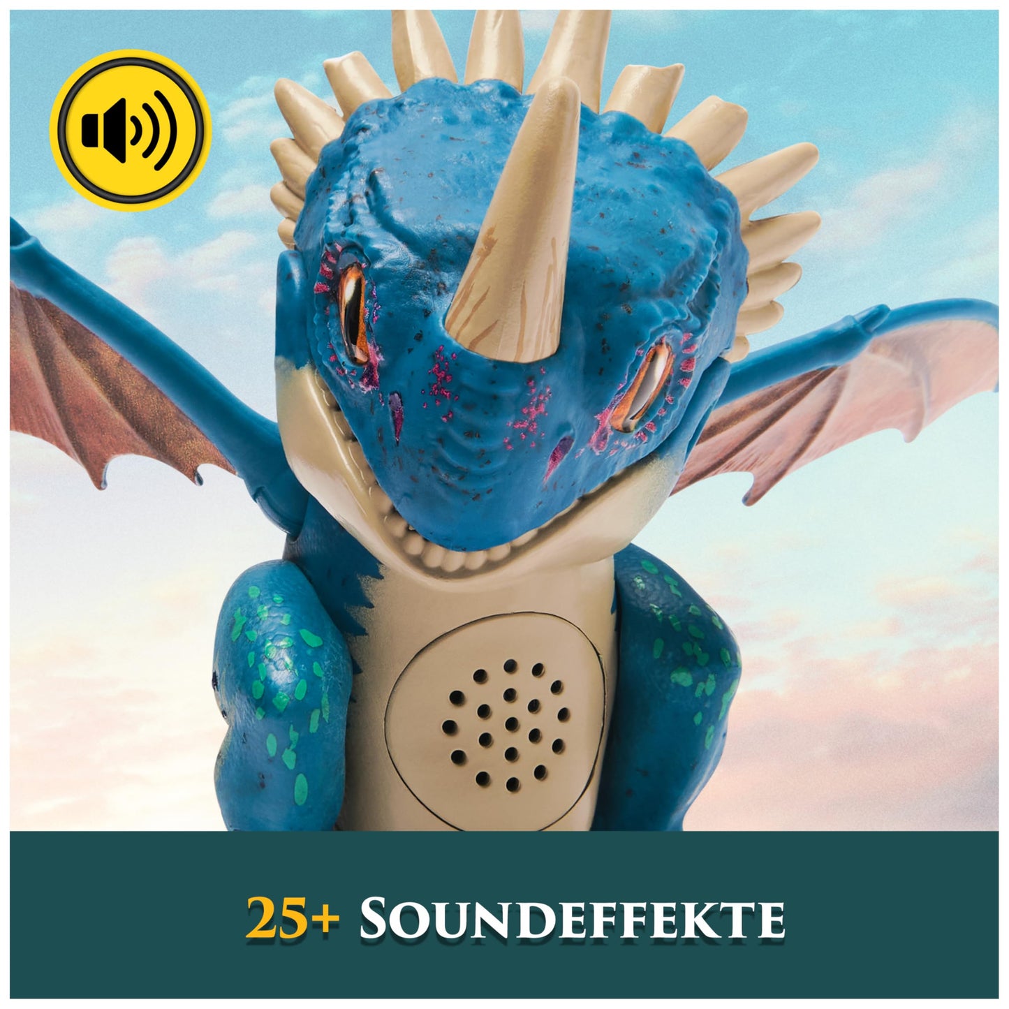 DreamWorks How to Train Your Dragon Interactive Mini-Dragon Stormfly, figure with sound effects, toy for kids ages 4 and up.