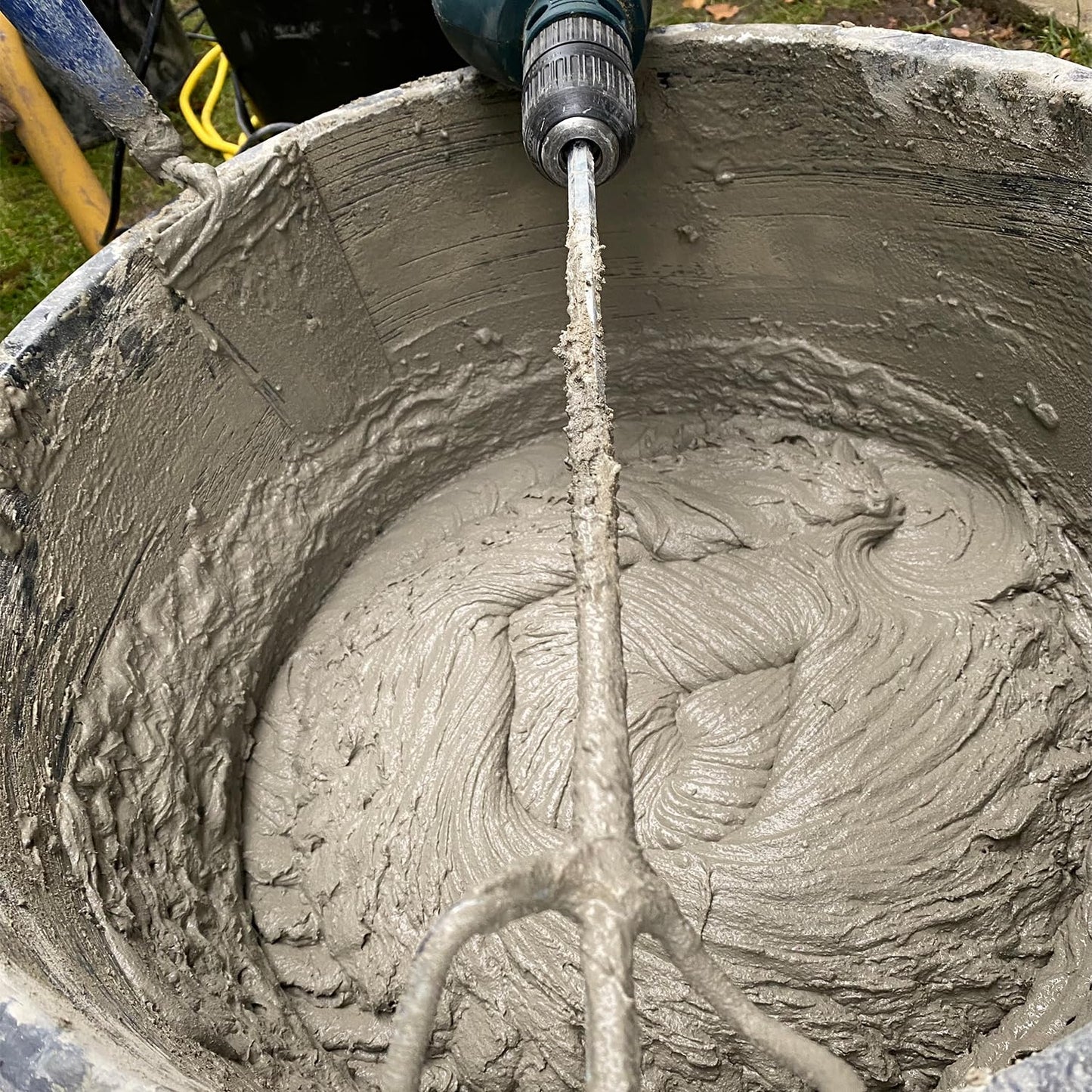 5x Trade King Mortar Tub 65 liters round construction bucket mixing bucket plastering bucket masonry bucket mortar box cement bucket