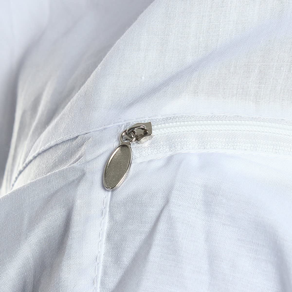 Amacoam Beekeeping Suit Beekeeper Jacket with Hat Professional Beekeeper Clothing Beekeeper Beekeeper Professional Beekeeper Beehive Protection Hat Bee Suit with Zipper for Beekeepers Bee Keepers (White)
