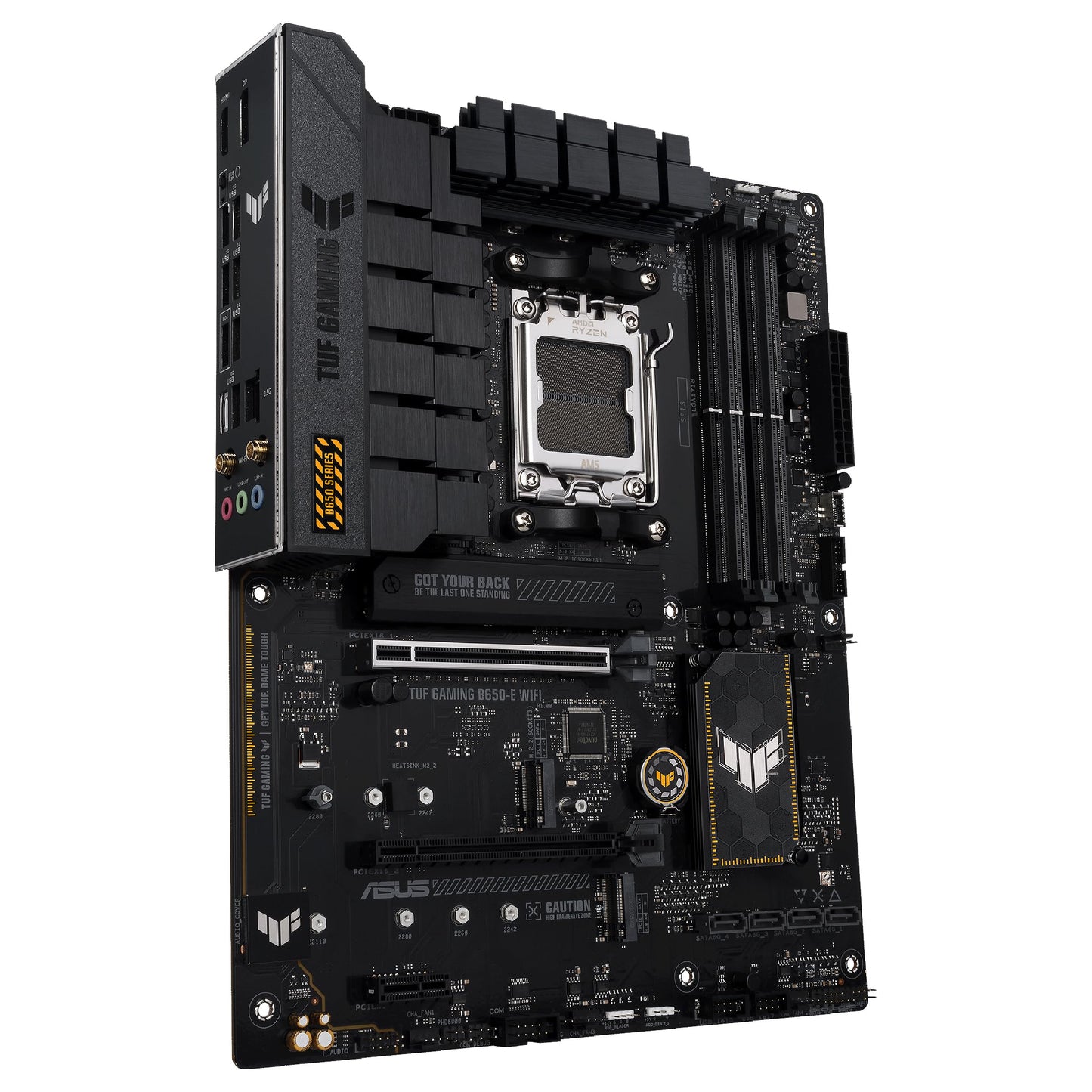 ASUS TUF Gaming B650-E WiFi Motherboard Socket AMD AM5 (Ryzen 7000, ATX, PCIe 5.0, DDR5 memory, WiFi 6E, USB 3.2 Gen 2x2 Type-C, Aura Sync)