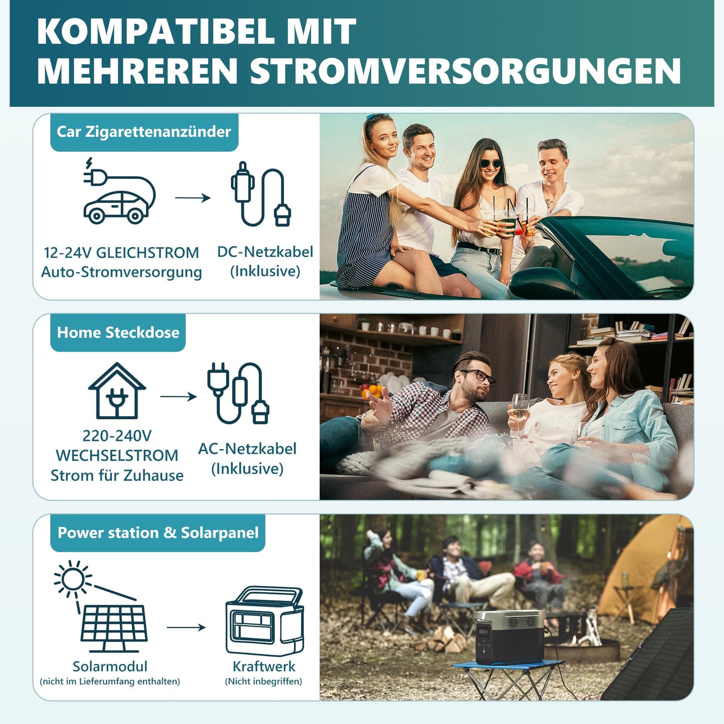 EUHOMY 21L compressor cooler -20℃~20℃, 12V car fridge, portable freezer 12/24V DC 220-240V AC, with APP control for camping, traveling, truck, home