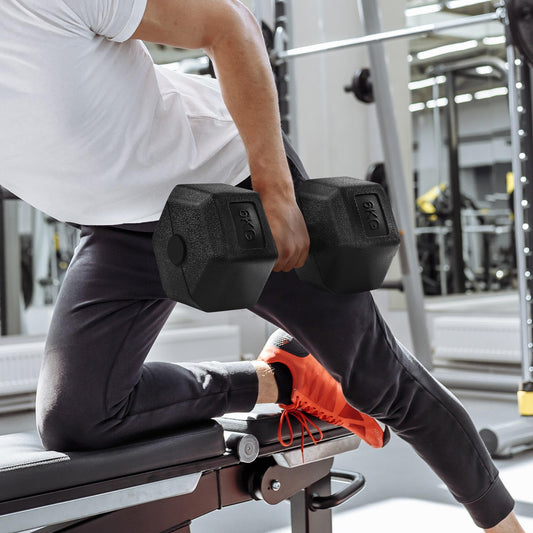 Yaheetech Dumbbells Set of 2 for strength training or home use. Dumbbell Set 2 pieces 2x6 kg Fitness 2-pack.