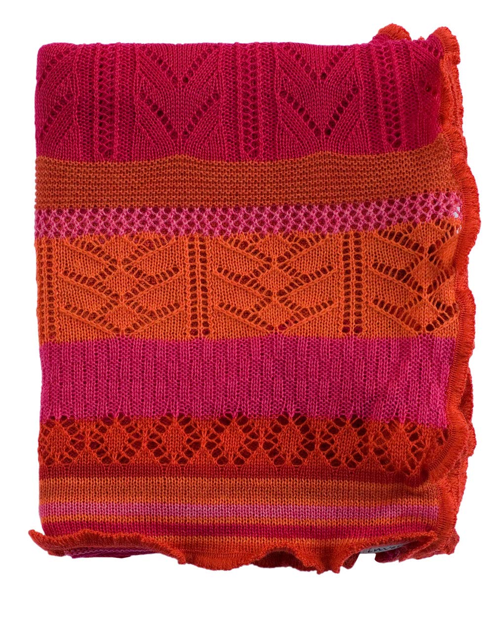 Invero, Merino Scarf Manu, 100% Wool (Flamenco)