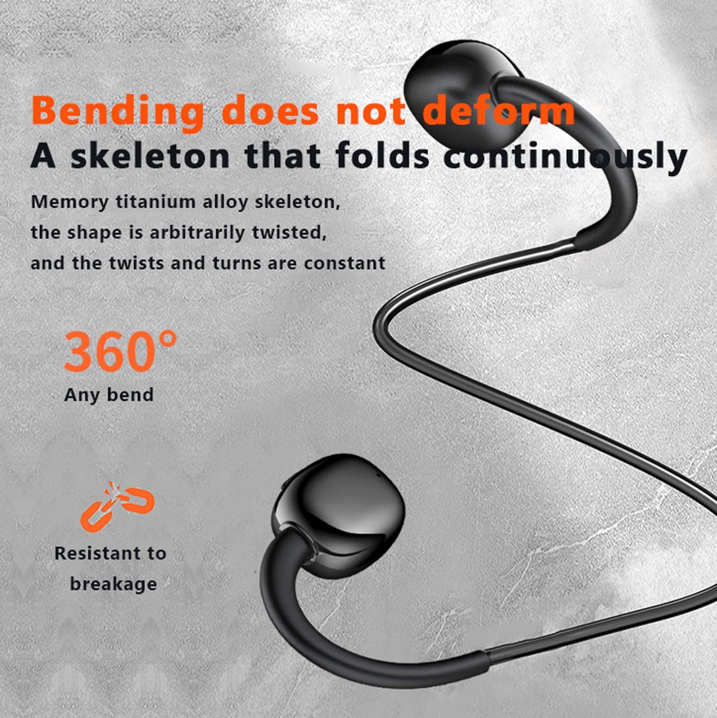 Open ear bone conduction Bluetooth sport headphones for jogging and running. Wireless earclip Bluetooth headset for a comfortable fit.