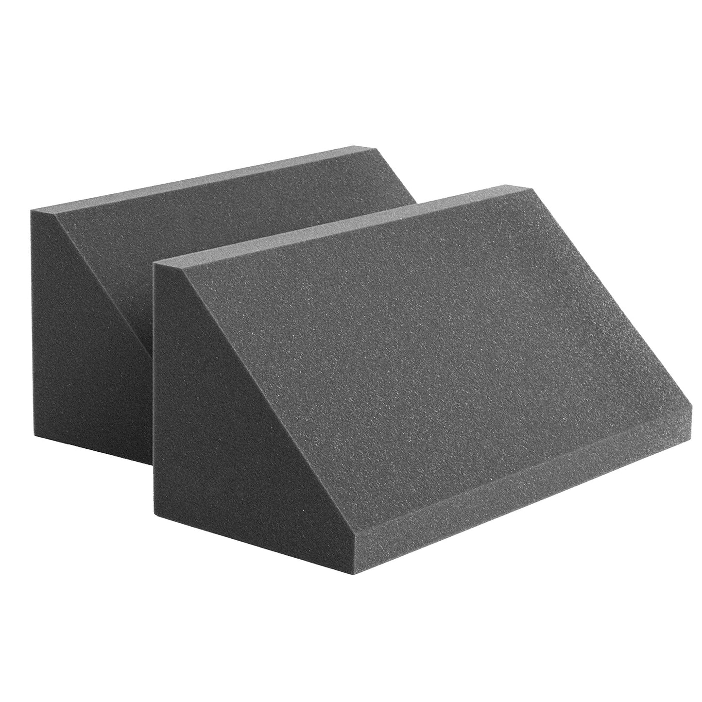 ACOUSPANEL Studio Pro Bass Trap Absorber, 2 pieces, 59x37x26cm, Uncompressed, Highly absorbent acoustic foam for low frequencies, Anthracite grey color.