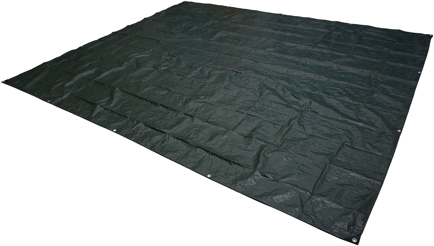 Amazon Basics - Camping Tarp Waterproof, 3.04 x 3.65 m, Green