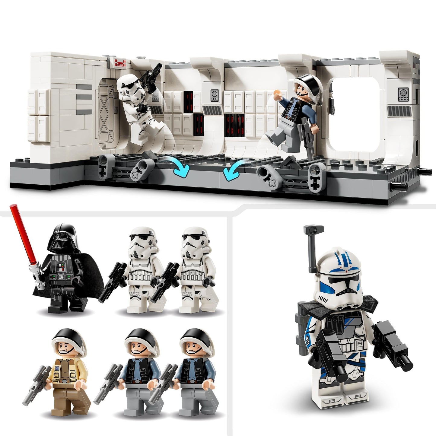 LEGO Star Wars The Tantive IV Set, building toy from the movie A New Hope, fantasy playset for kids to collect, gift idea for boys and girls 8+, as well as collectors. 75387