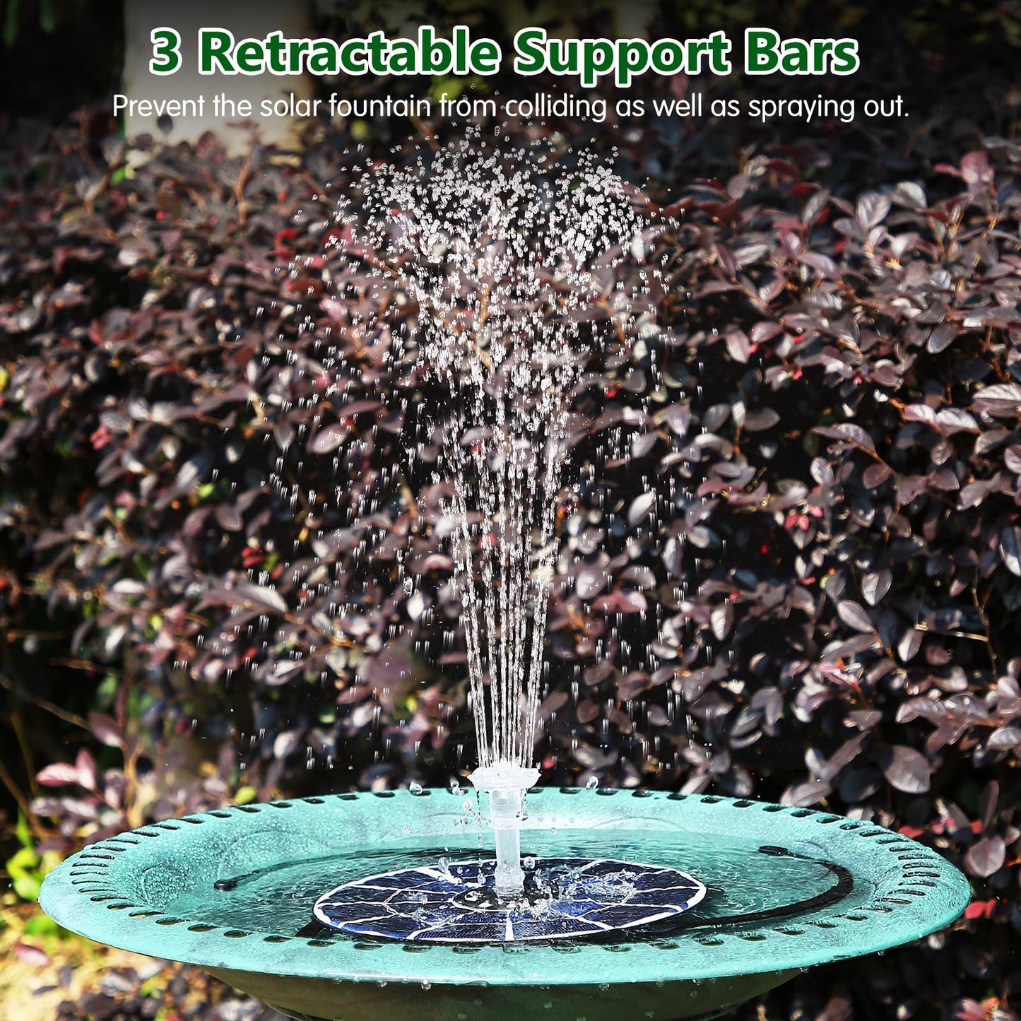 5.5W Solar Fountain for Outdoor use