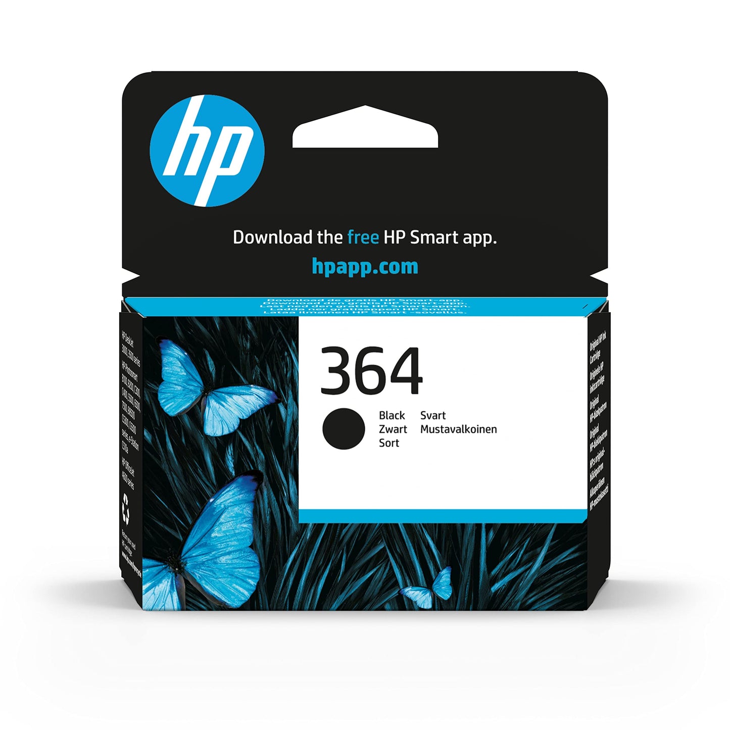 HP 364 (CB316EE) Original Black Ink Cartridge for HP DeskJet 3070A, 35xx, HP OfficeJet 4620, 4622, HP Photosmart
