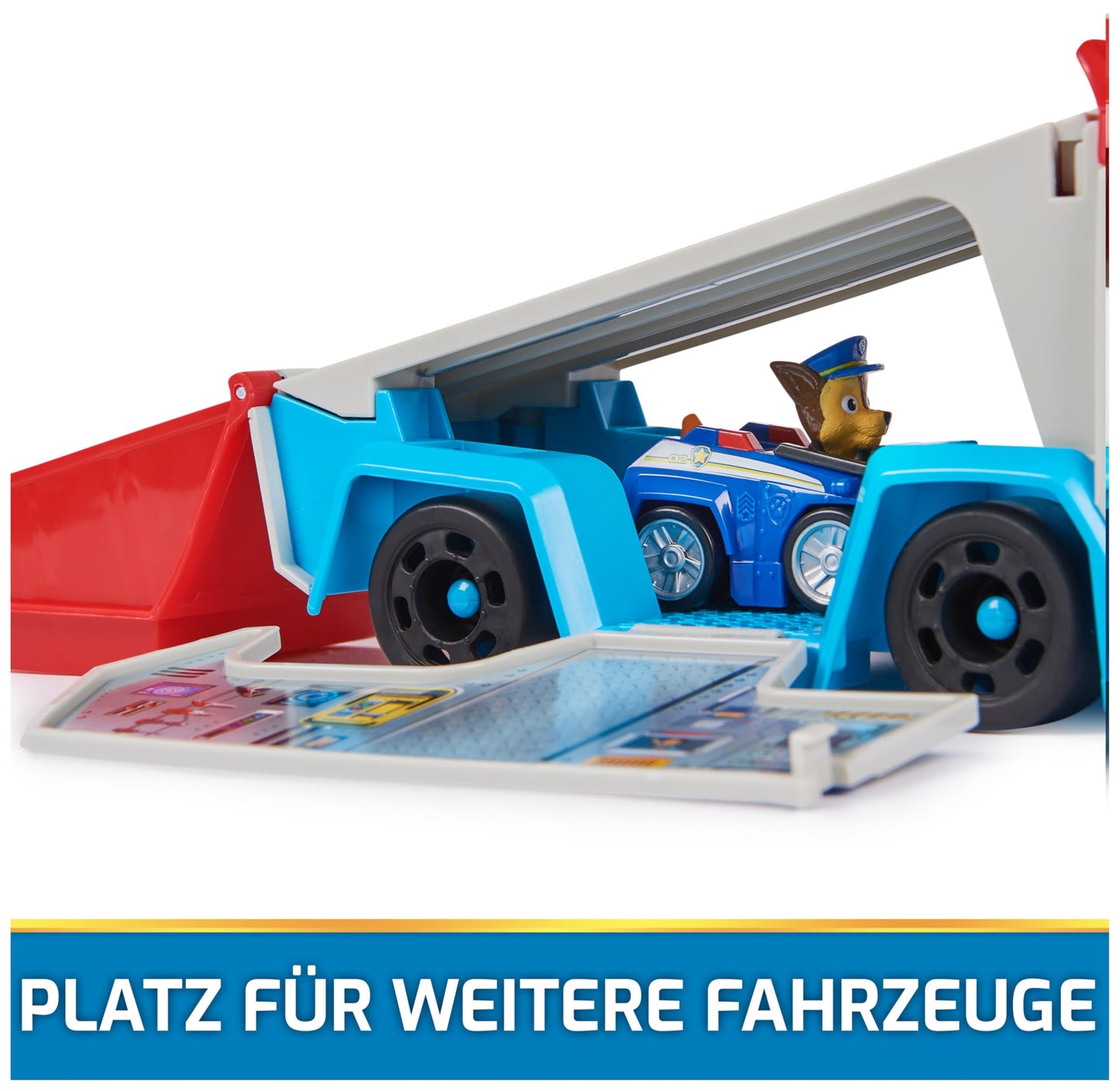 PAW Patrol - Pup Squad Mini-Patroller Team Vehicle with Chase toy car, suitable for children aged 3 and up.