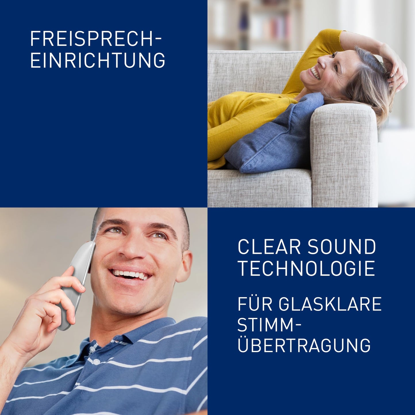 Panasonic KX-TG6822GS DECT cordless telephone with answering machine (low radiation, eco mode, GAP phone, landline, call block, duo) pearl-silver.