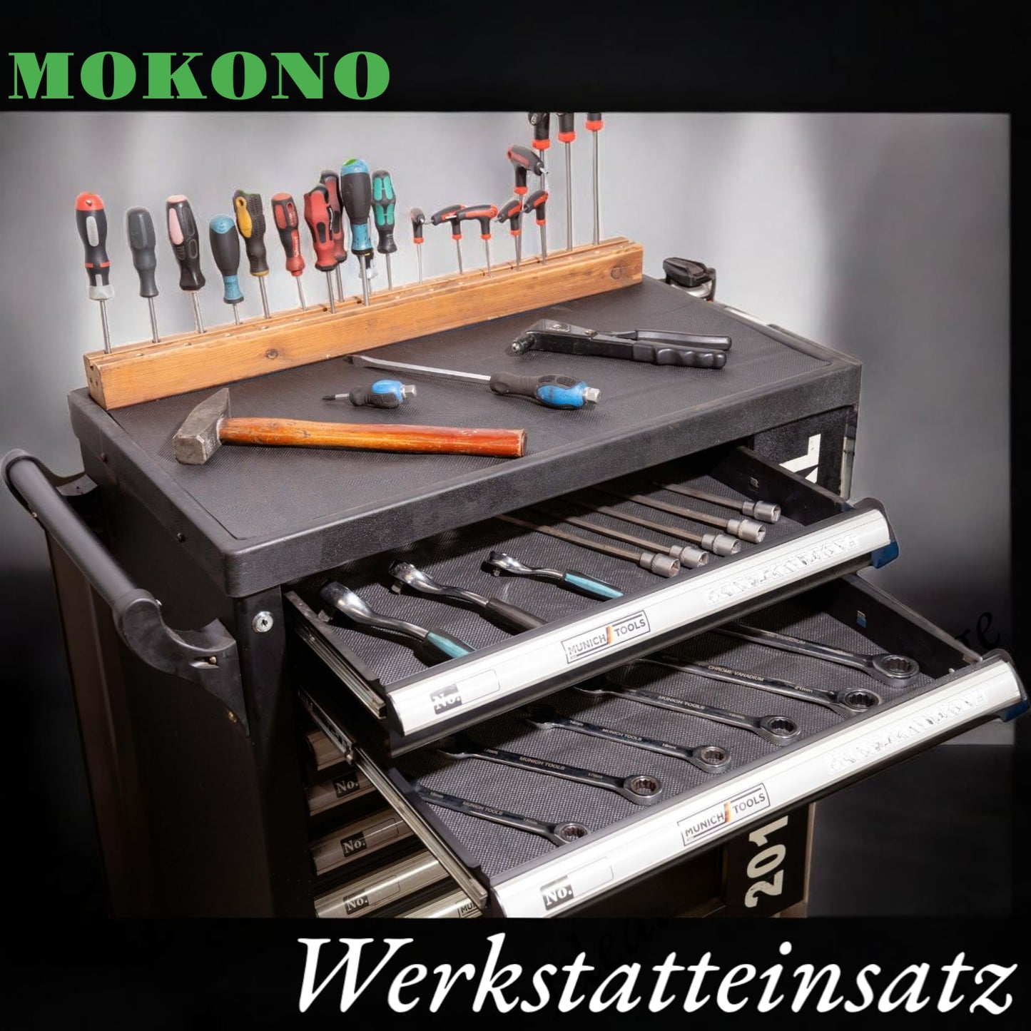 MOKONO® Non-Slip Mat 120 x 100cm - waterproof, universal and customizable non-slip mat | non-slip protective mat for trunk, camping, dog crate, etc. | Available in various sizes