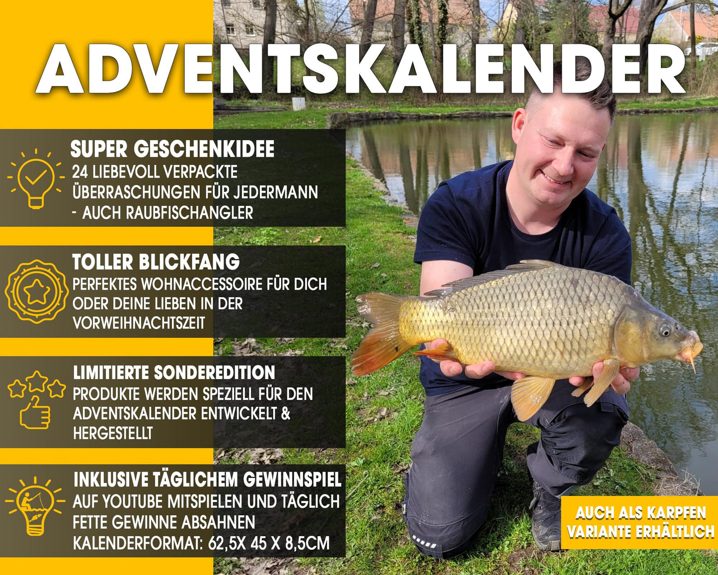 Angel Berger Advent Calendar Christmas Calendar Fishing Calendar (Angel Berger Advent Calendar Allround)