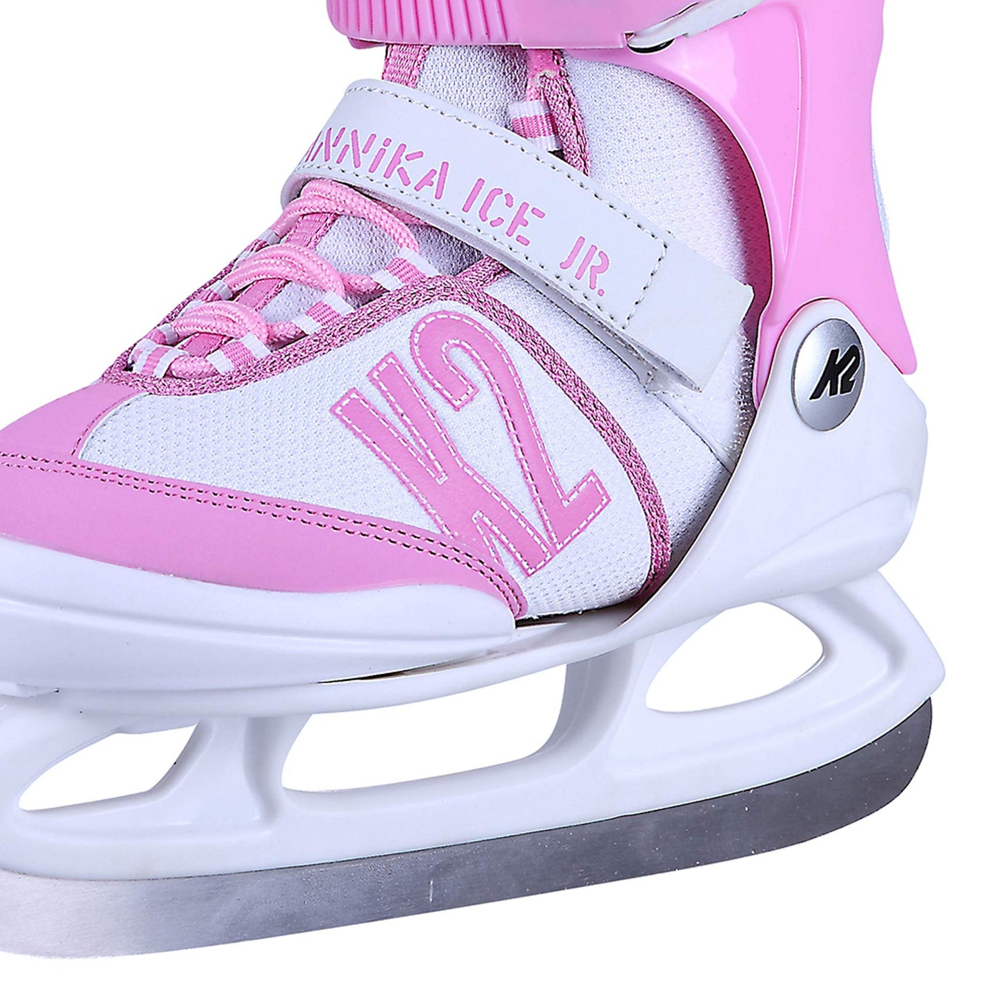 K2 Skates Girls' Ice Skates Annika Ice, White - pink, 25C0109