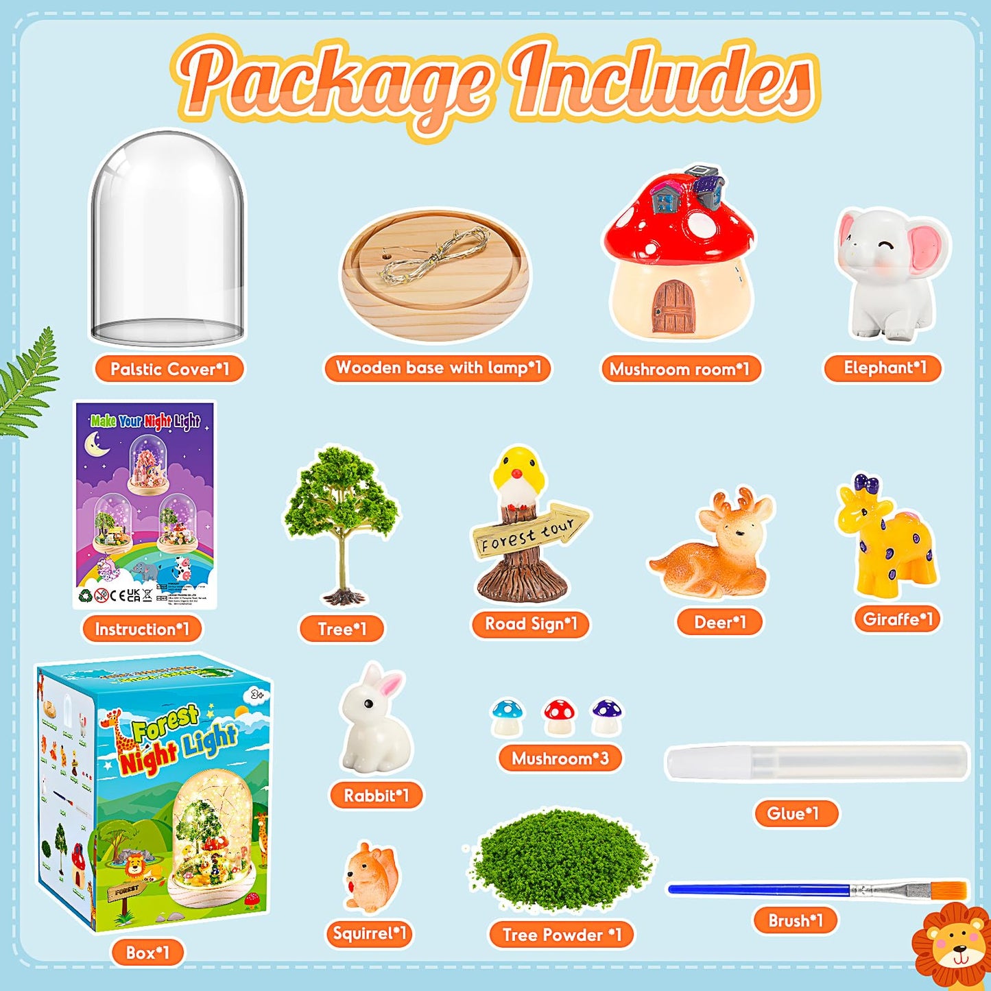 HappyGoLucky Toys for ages 3-12. Boys and girls, animal night light for kids. Easter gifts for children. Toys for ages 3-12. Boys, animals, small gifts.