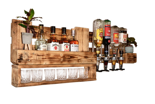 Whiskey shelf wall bar rustic whiskey shelf drink dispenser schnapps gin whiskey whisky pallet furniture schnapps shelf wine bar wall shelf wine rack.