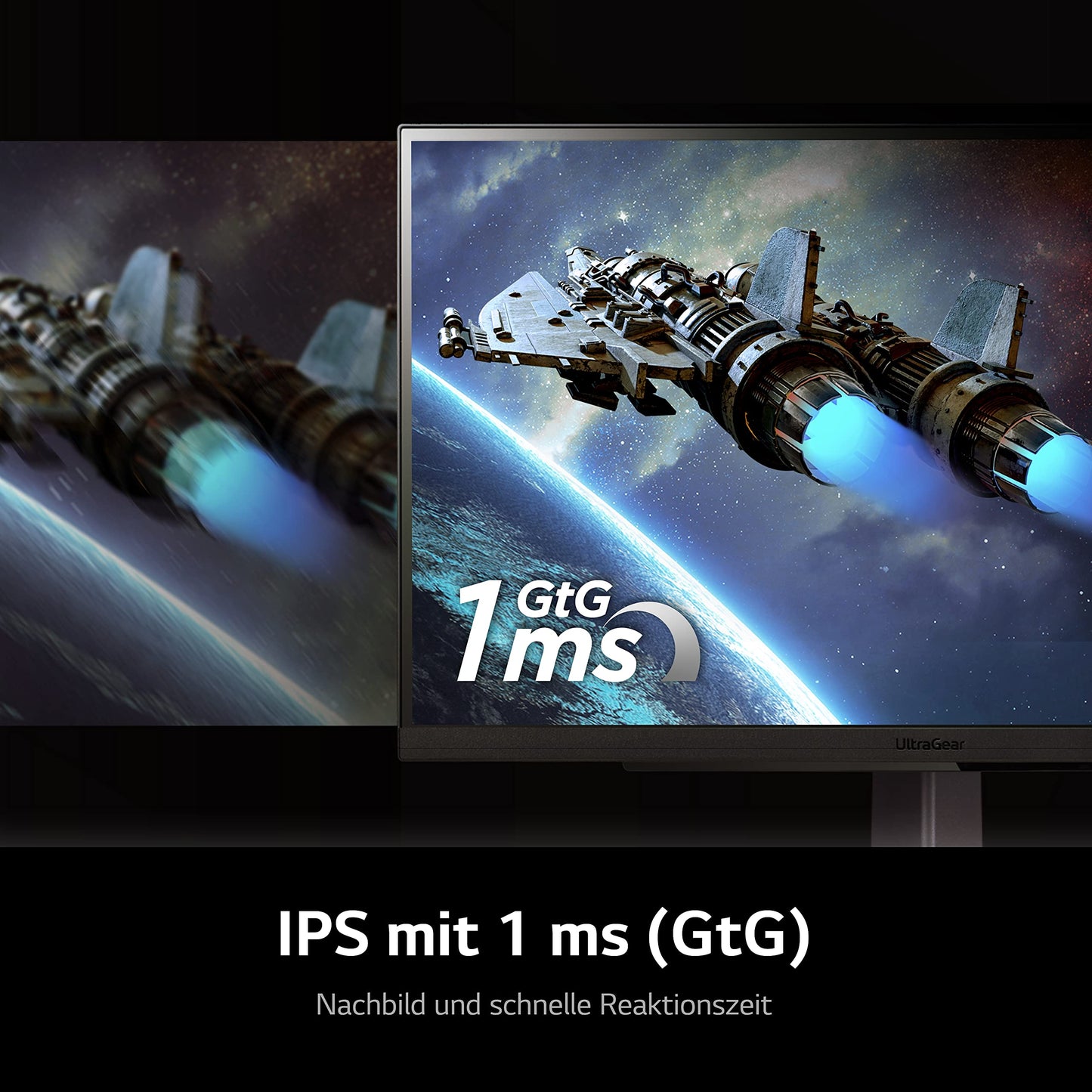 LG Electronics 27GS75QX-B.AEU UltraGear™ QHD Gaming IPS Monitor 27" (68.4 cm), 2560 x 1440, 16:9, 1ms GtG, 180 Hz, HDR10, 300 cd/m² brightness (typ.), NVIDIA G-Sync Compatible, AMD FreeSync - Black
