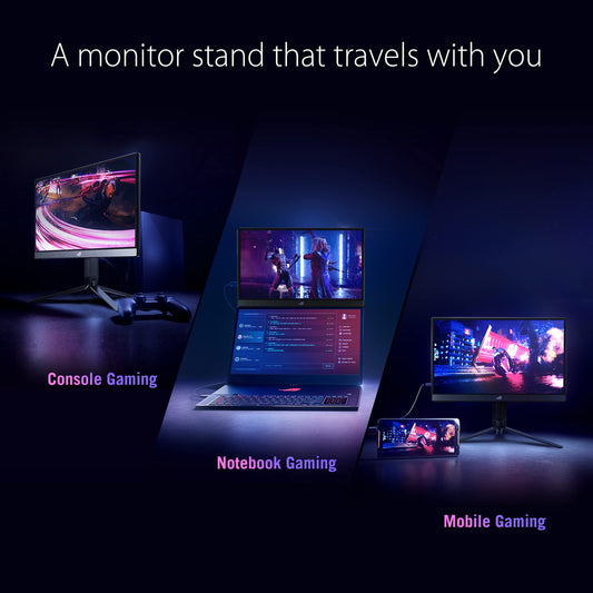 ASUS ROG Strix XG16AHP 15.6-inch Portable Gaming Monitor (FHD, 144Hz, IPS panel, NVIDIA G-SYNC compatible, USB Type-C, micro HDMI, 3ms)