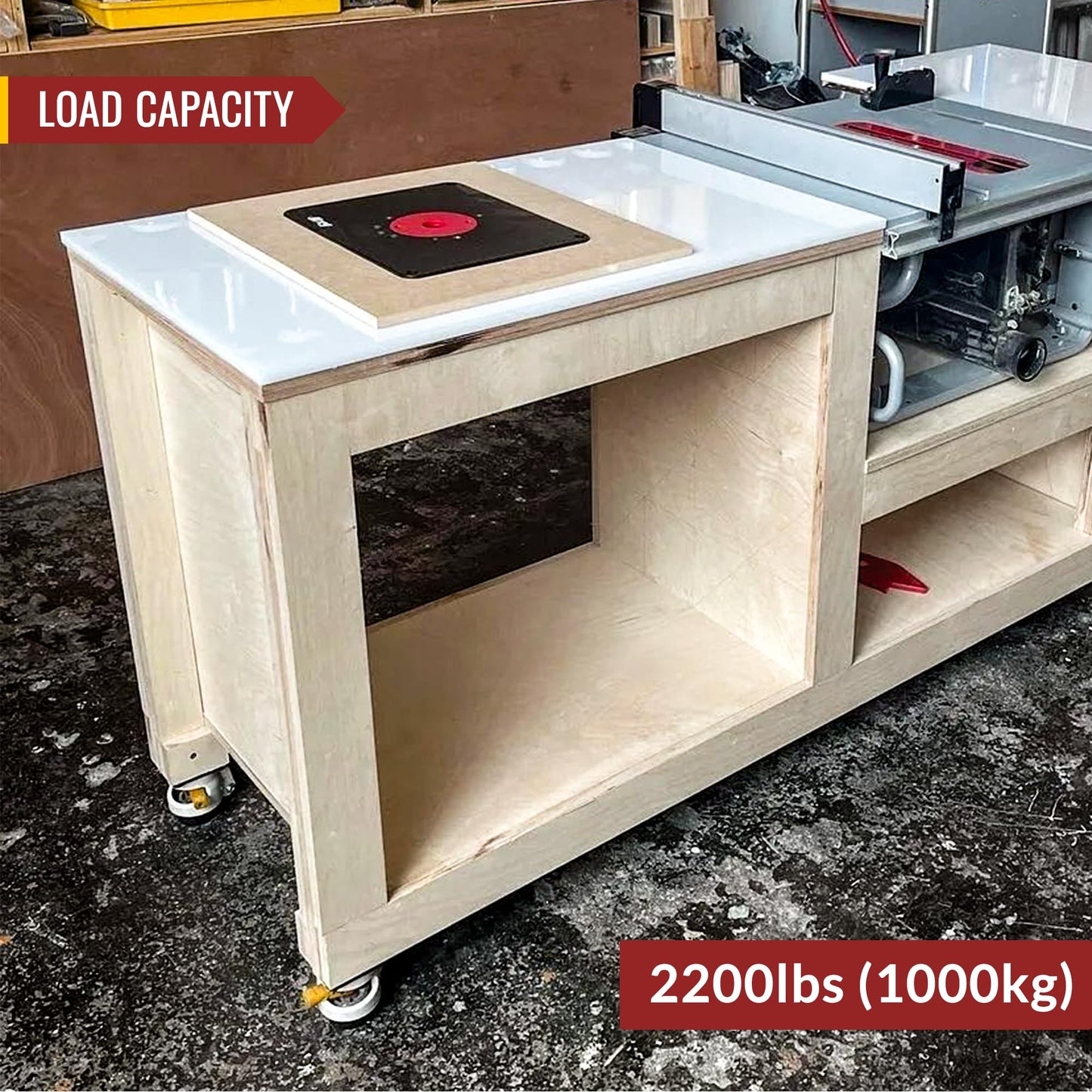 4 heavy-duty casters with ratchet grip design for workbench load capacity 1000 kg swivel casters TD80 industrial casters furniture casters