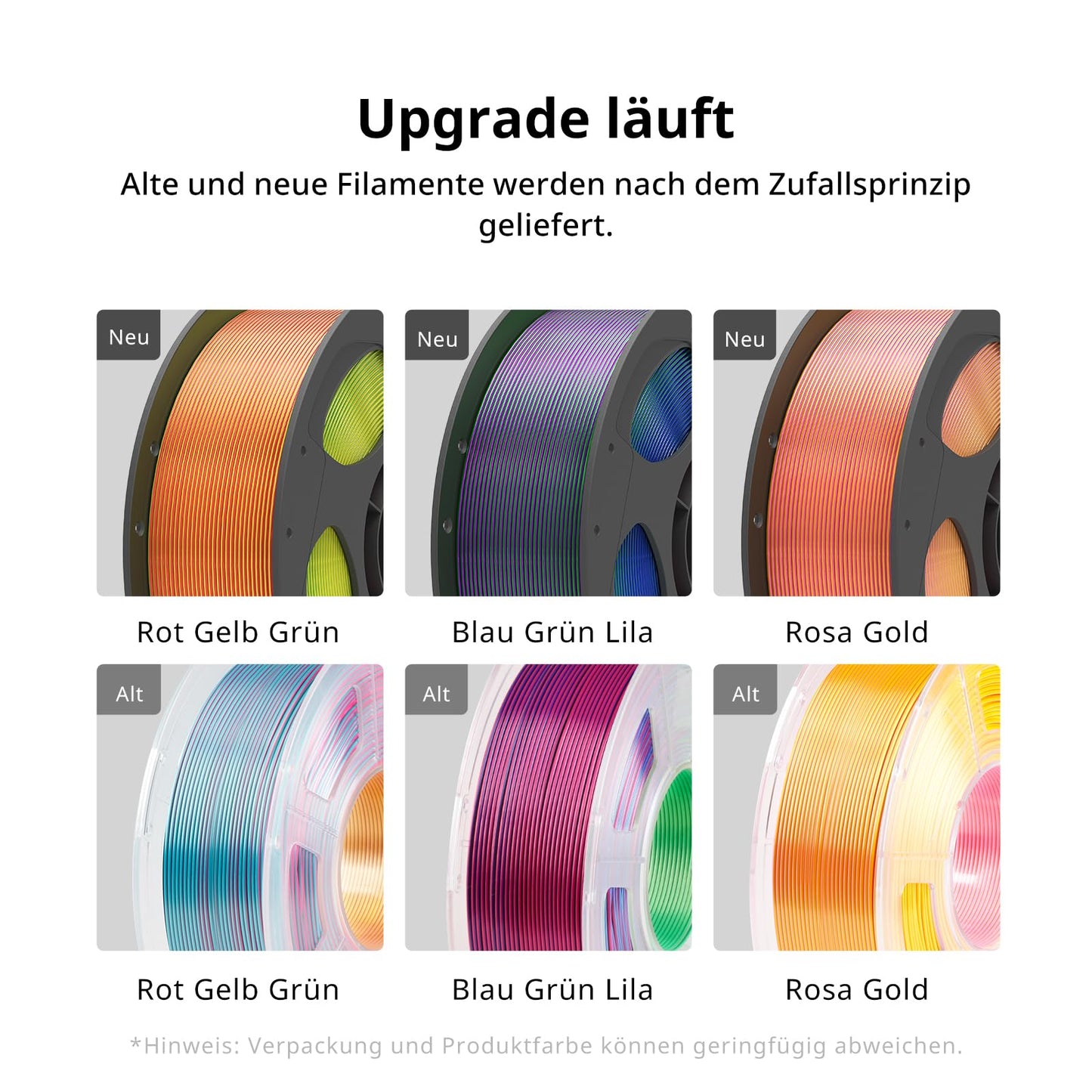 ANYCUBIC Silk PLA Filament, Dual Color Silk Filament 1.75mm, Controllable Gloss 3D Printer Filament, Silky Textures Gorgeous Color 1KG Silk Black Red