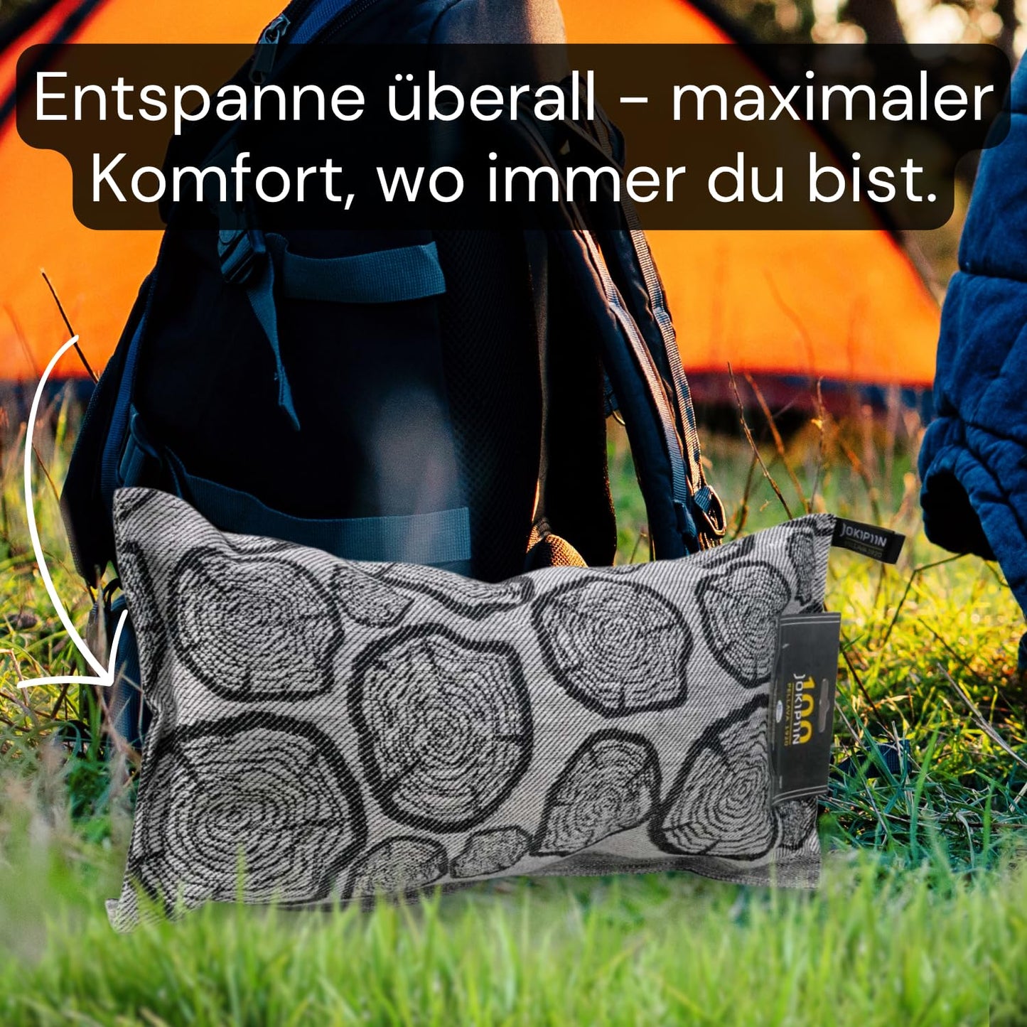 Jokipiin Premium Sauna Pillow 2X Pine white/black 40x22 cm - 100% Made in Finland - Linen & Cotton - Oeko-Tex Certified - Wellness headrest & neck pillow for sauna spa & relaxation.