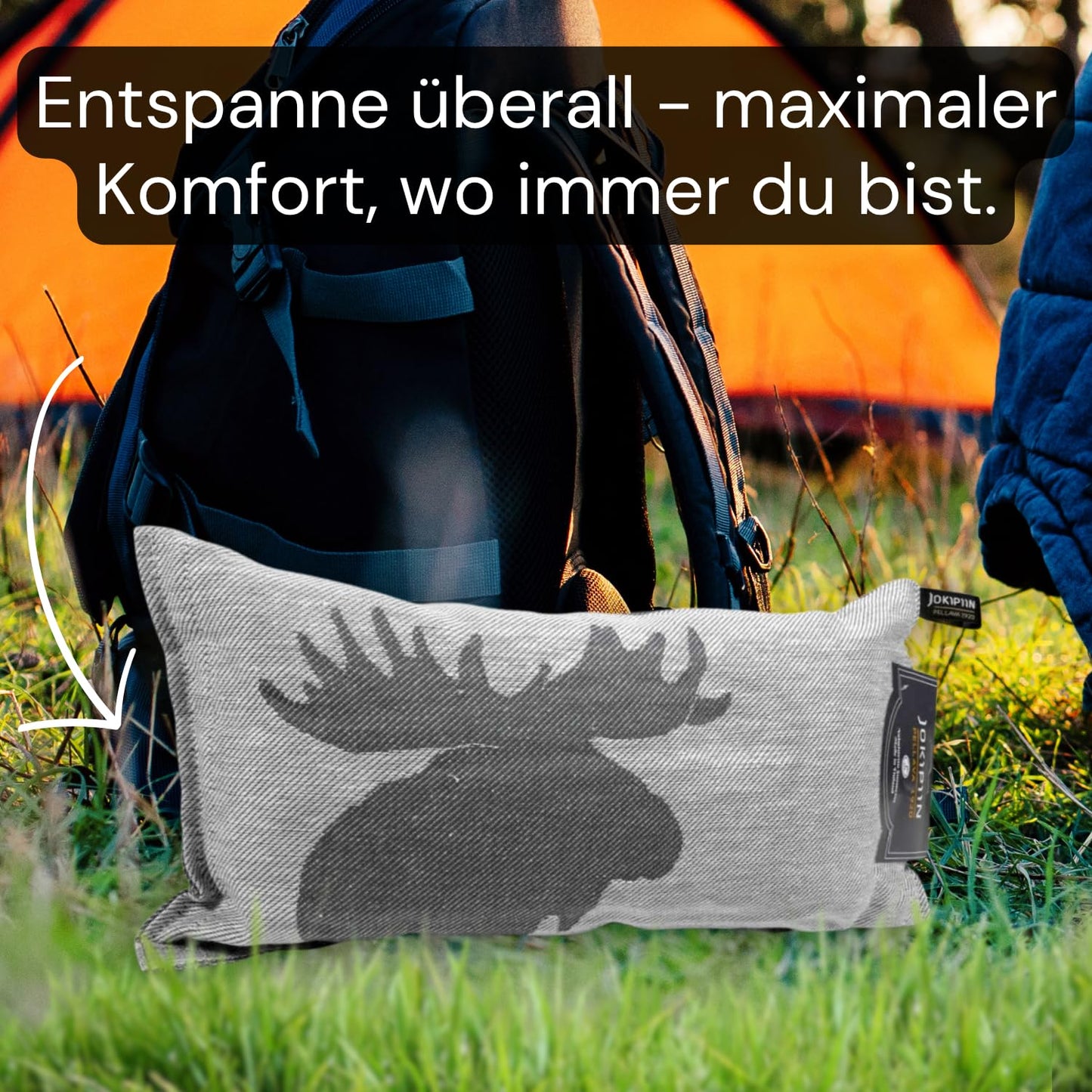Jokipiin Premium Sauna Pillow Echo 40x22 cm - 100% Made in Finland - Linen & Cotton - Ökotex Certified - Wellness Headrest & Neck Pillow for Sauna Spa & Relaxation