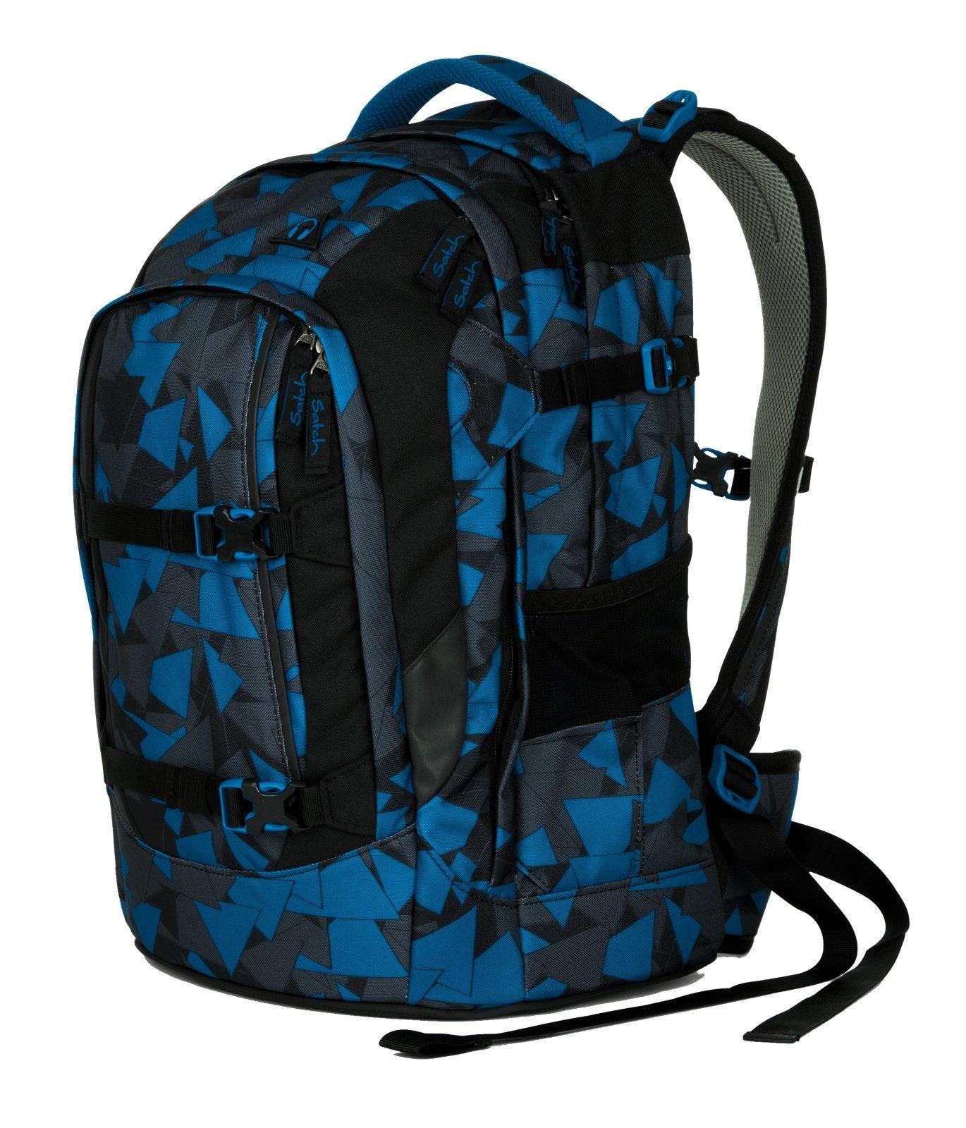 Satch Pack Blue Triangle school backpack set 3-piece.