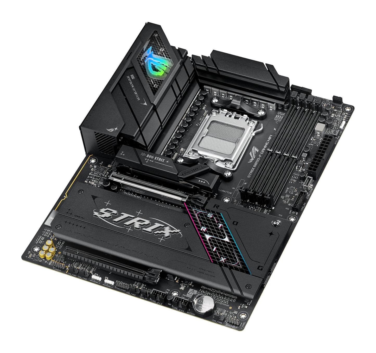 ASUS ROG Strix B850-F Gaming WiFi motherboard socket AMD AM5 (AMD B850, ATX, DDR5 memory, PCIe 5.0, WiFi 7, 2X PCIe 4.0 M.2, Aura Sync)