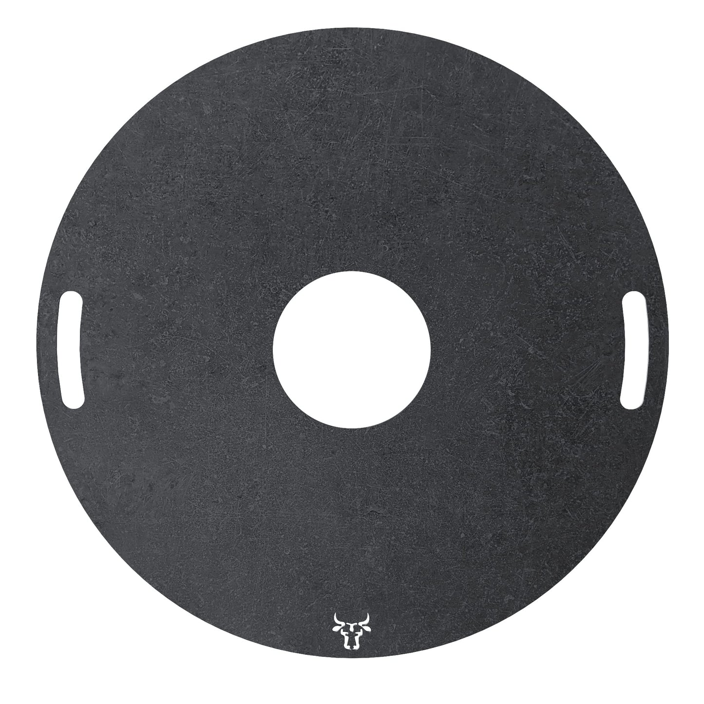 tuning-art GR10 Grill Ring | Grill Plate | Fire Plate | Plancha | BBQ Plate suitable for Weber, Size: ø 80cm including handle