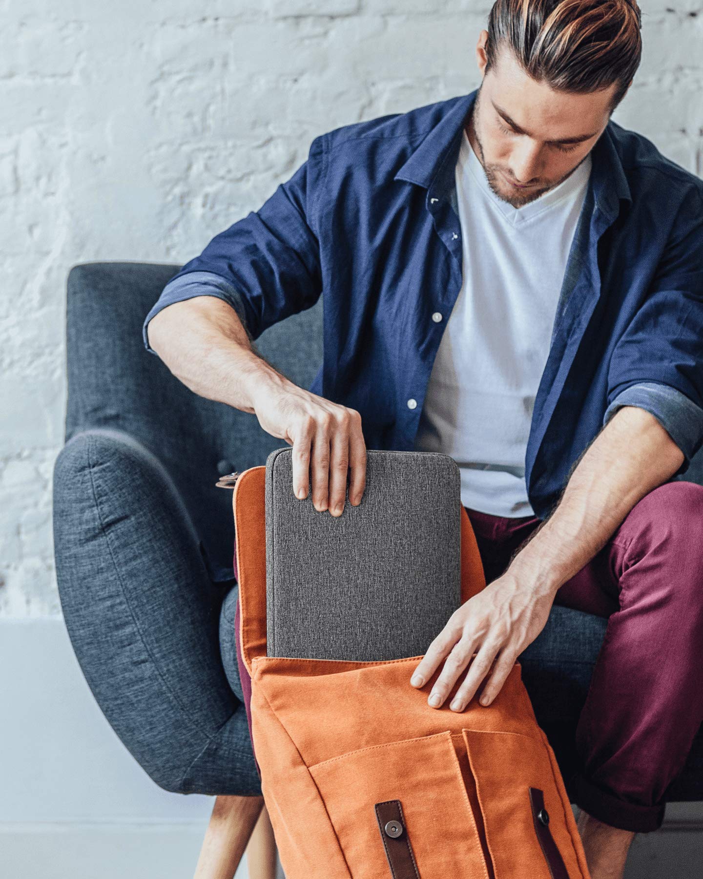 Inateck 360° all-around protection laptop sleeve compatible with 13-inch MacBook Air M4/M3/M2/M1 2025-2018 A3113 A2681 A2337, 13-inch MacBook Pro M2/M1 2022-2016 A2686 A2338.