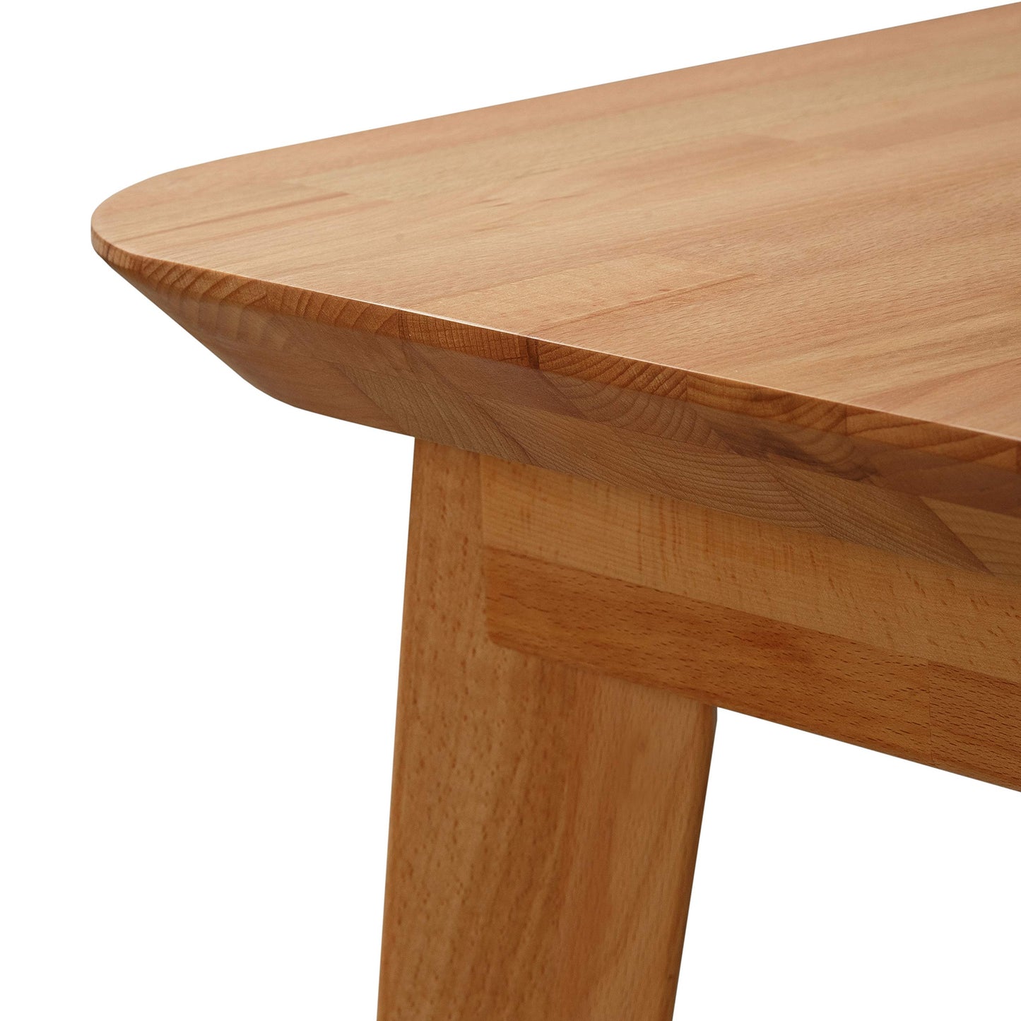 Krok Wood Coffee Table Paris made of solid wood (beech, 75 x 50 x 45 cm)