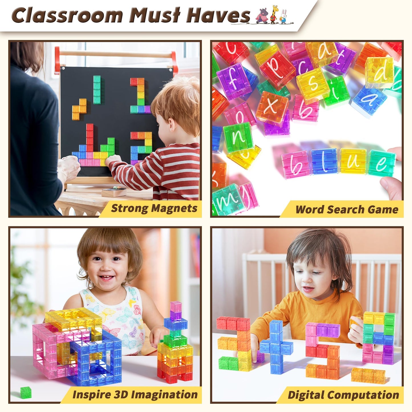 Aplus Please no Purchase, No Delivery Magnet Block Magnetic Toy