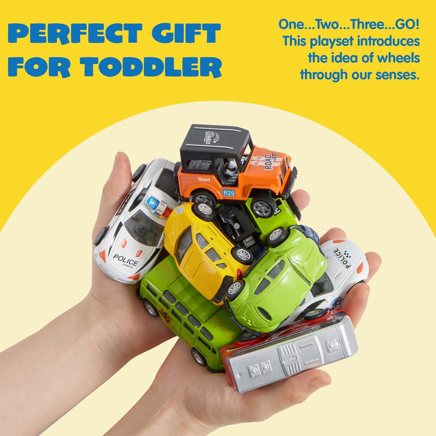 JOYIN 20 Pieces Metal Pull Back Mini Toy Cars, Mini Die Cast Toy Cars Set, Pull Back Cars for Toddler Girls Boys Toys
