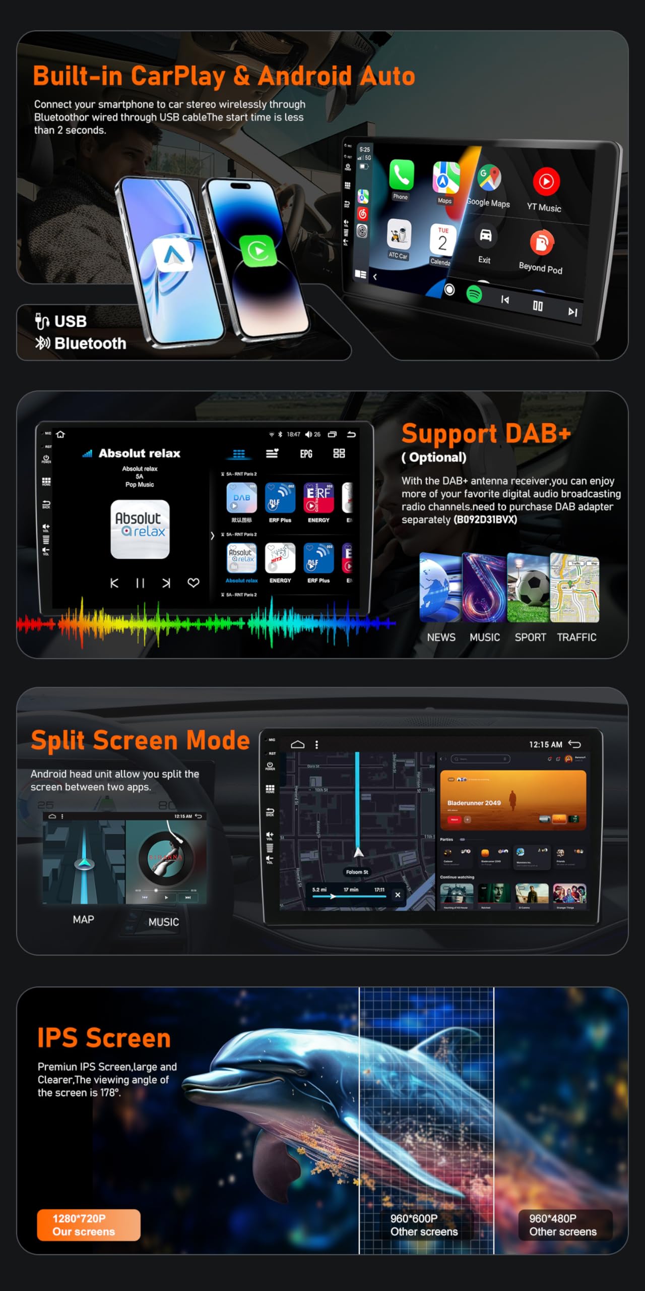 JOYX Android 10.0 car radio for Renault Duster/Dacia Sandero/Lada Xray 2/Renault Captur/Logan 2 | GPS 2 DIN | Free Canbus Camera | 8 inch | 2GB/32GB | Dab 4G WLAN Bluetooth MirrorLink
