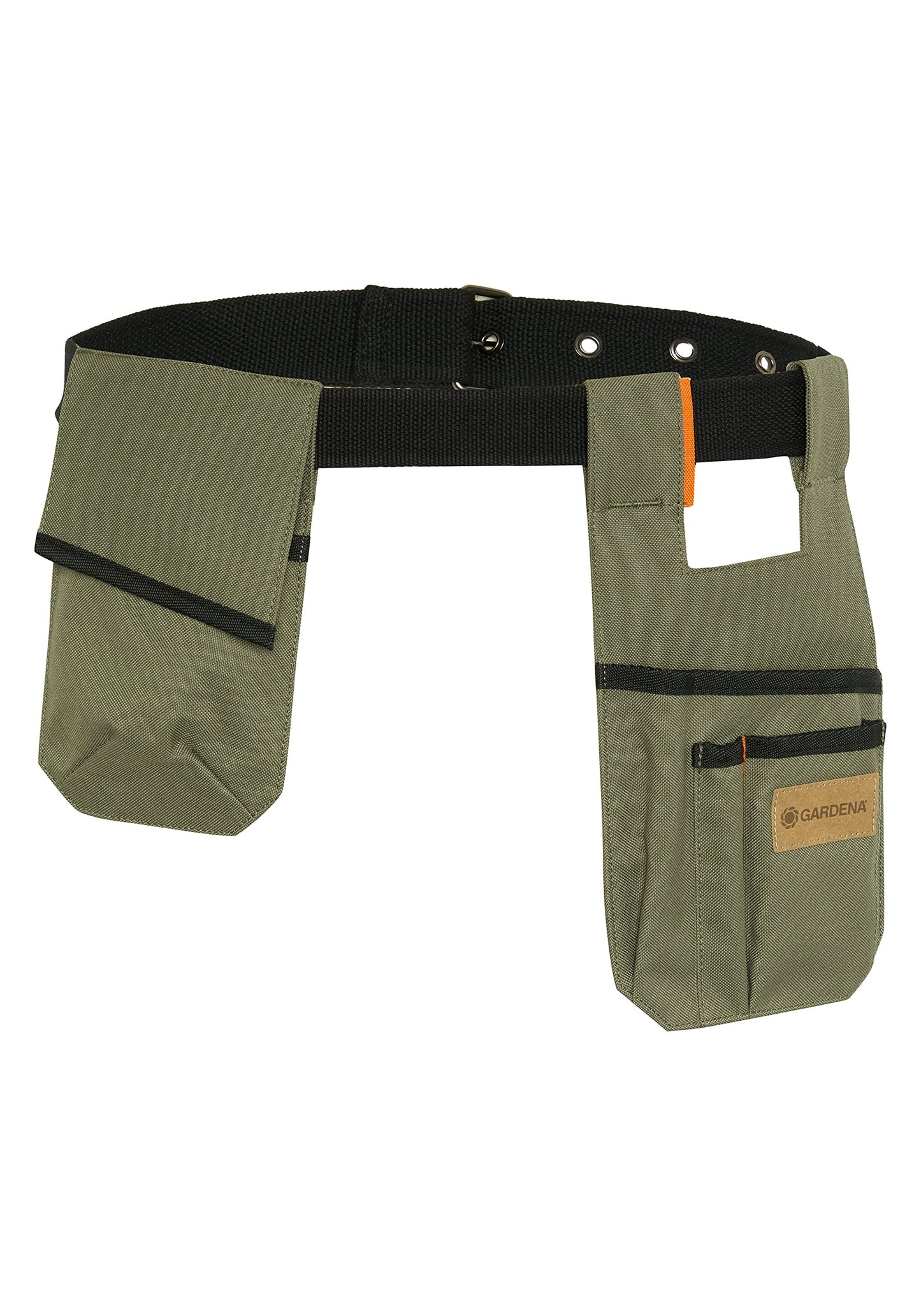 GARDENA Unisex garden belt for garden tools. Unisex tool belt for women & men. Garden bag made of recycled polyester. Adjustable size & water-resistant. For garden tools & phone.