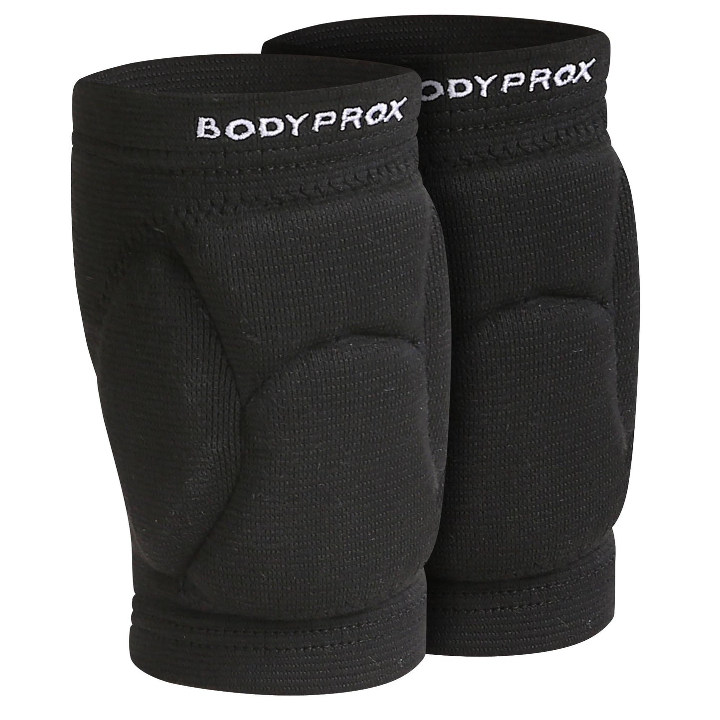 Bodyprox, Volleyball Knee Pads for Teens, Unisex, 1 Pair, Black, Ages 13-18