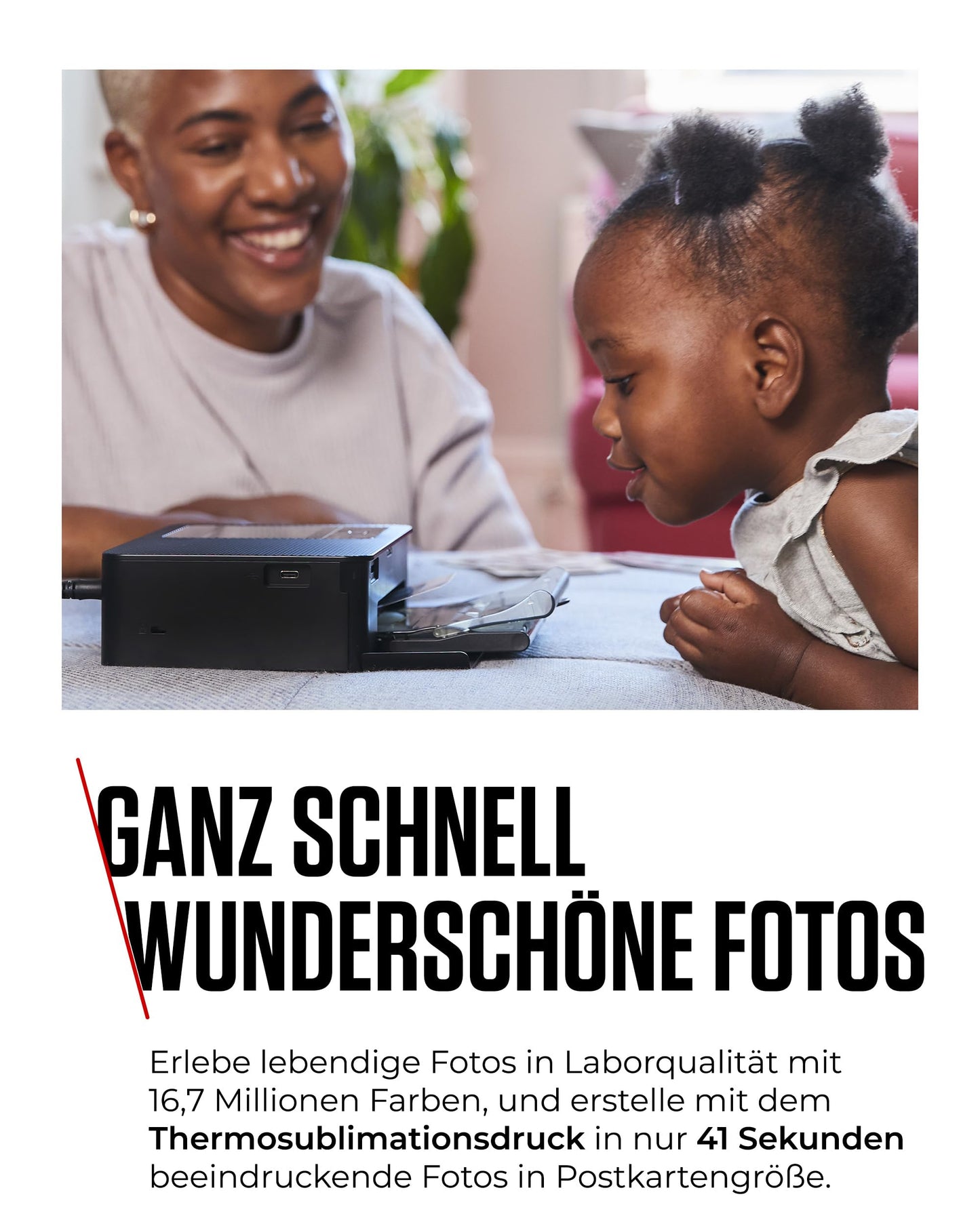 Canon SELPHY CP1500 Compact Photo Printer - Wireless Printing, Durable Photos, USB-C & SD Card Connection - Perfect for Scrapbooks and Photo Albums (Black)